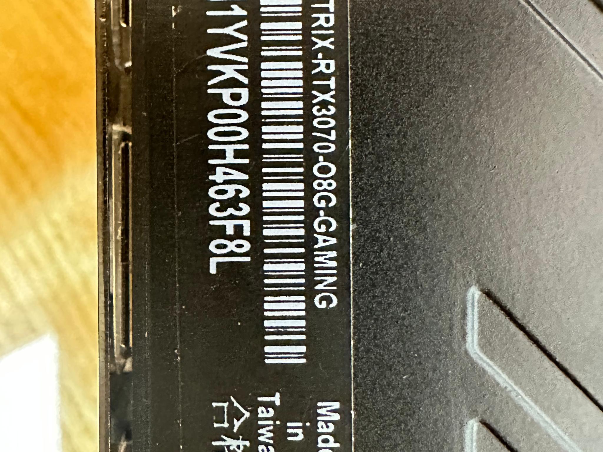 Asus ROG Strix GeForce RTX 3070 Gaming