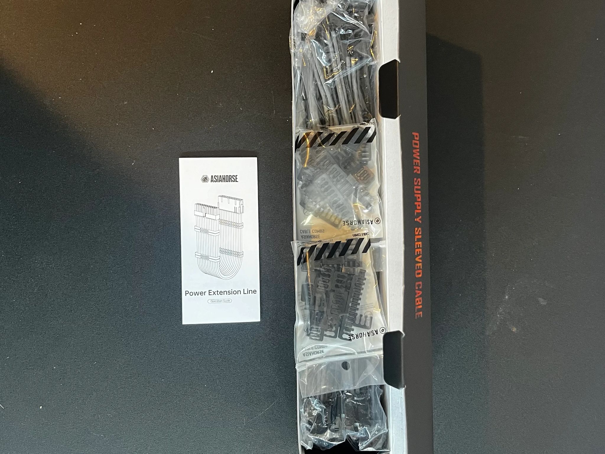 AsiaHorse Power Supply Sleeved Cables for Power Supply Extension Cable
