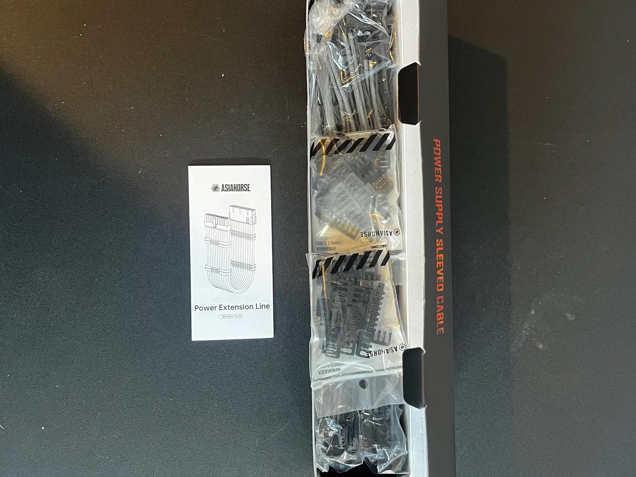 AsiaHorse Power Supply Sleeved Cables for Power Supply Extension Cable