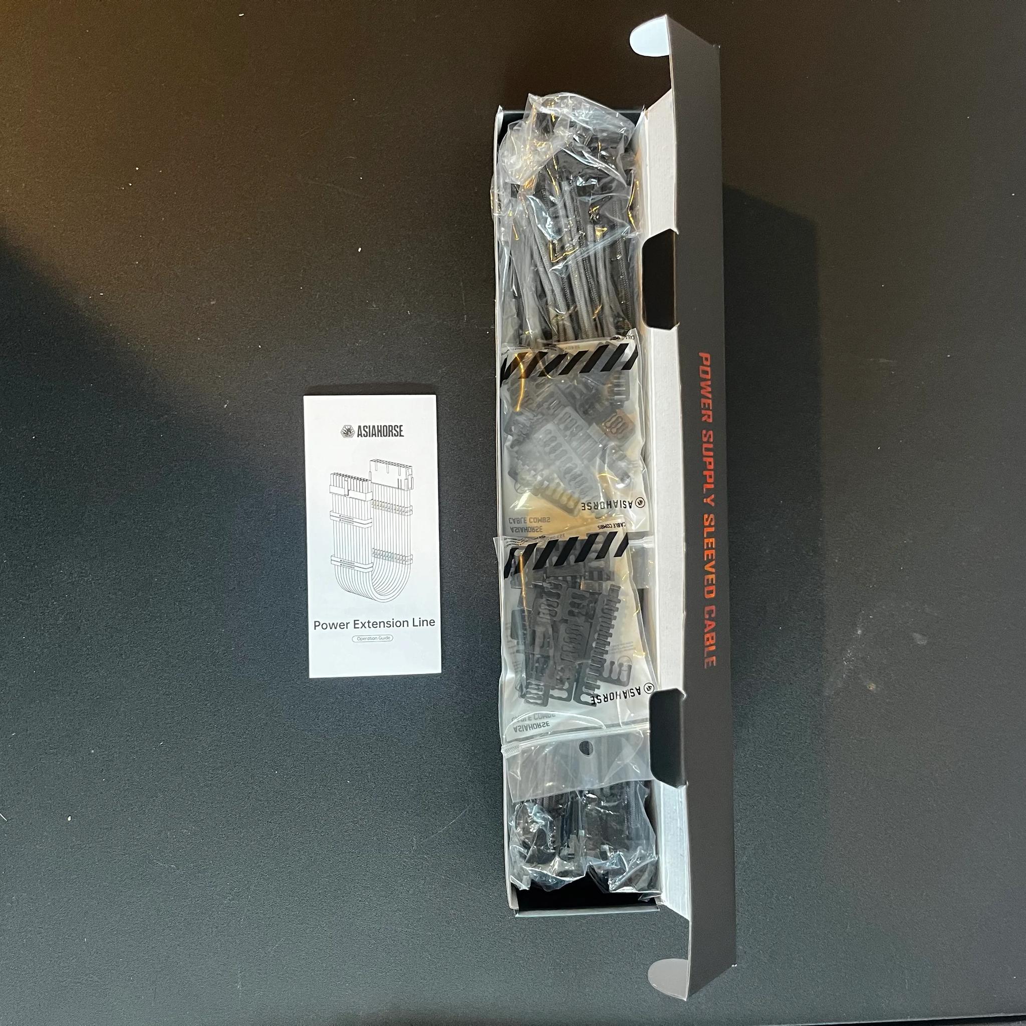 AsiaHorse Power Supply Sleeved Cables for Power Supply Extension Cable