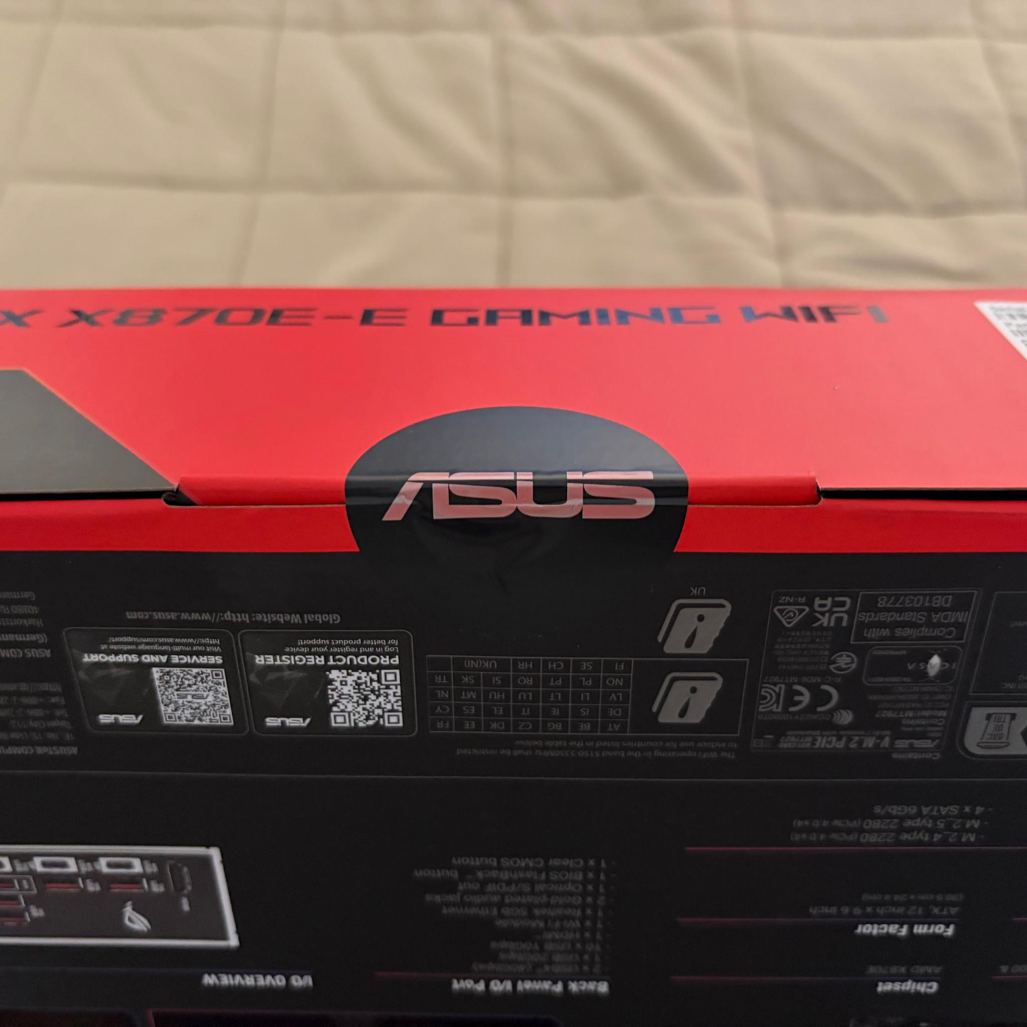 ASUS ROG STRIX X870E-E Gaming Wi-Fi 7 DDR5 AM5 AMD ATX Motherboard