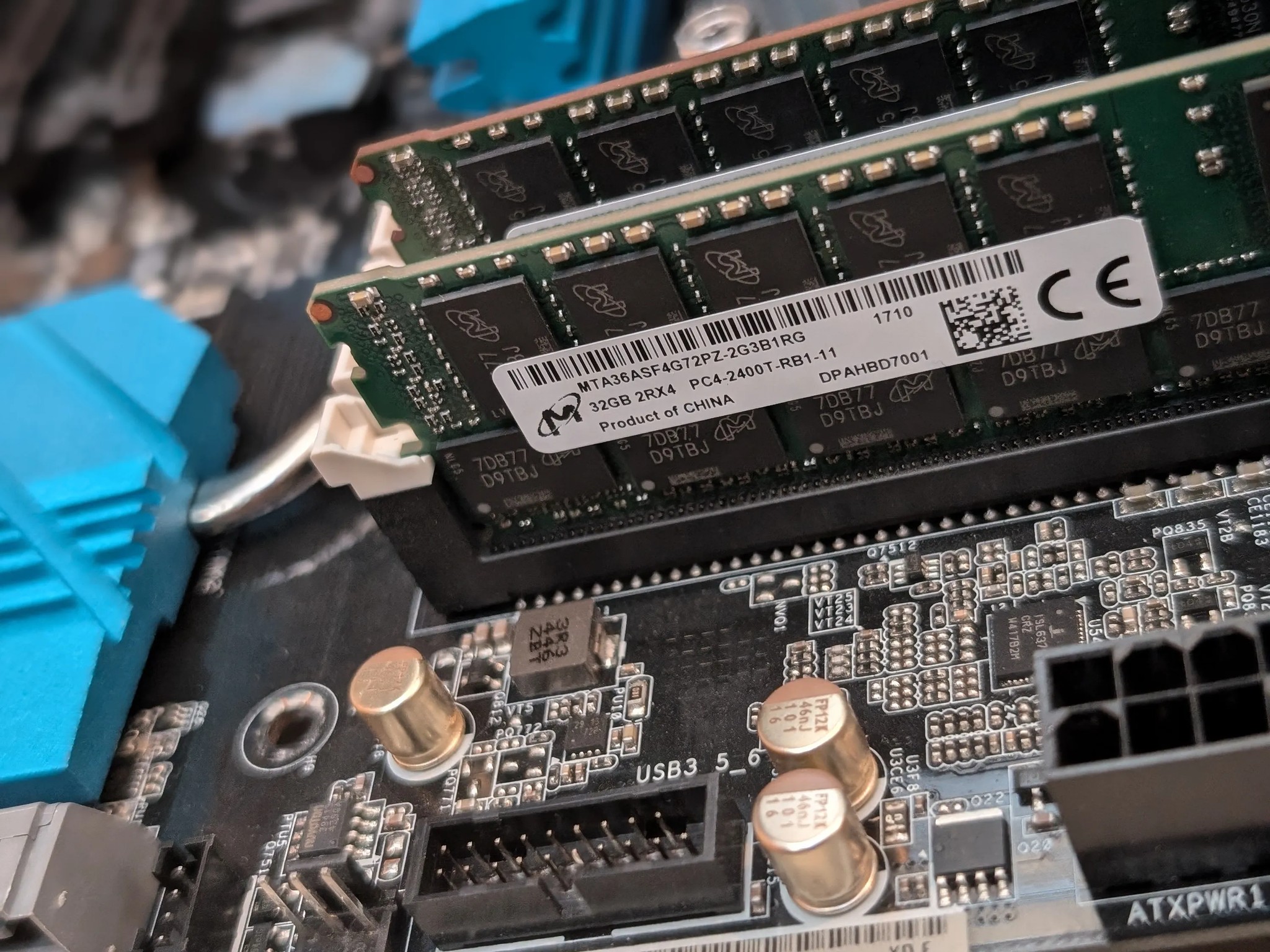 COMBO: Asrock X99 WS Motherboard/Intel Xeon CPU E5-2699 v4 22Core/Micron 128gb DDR4 2400mhz Memory