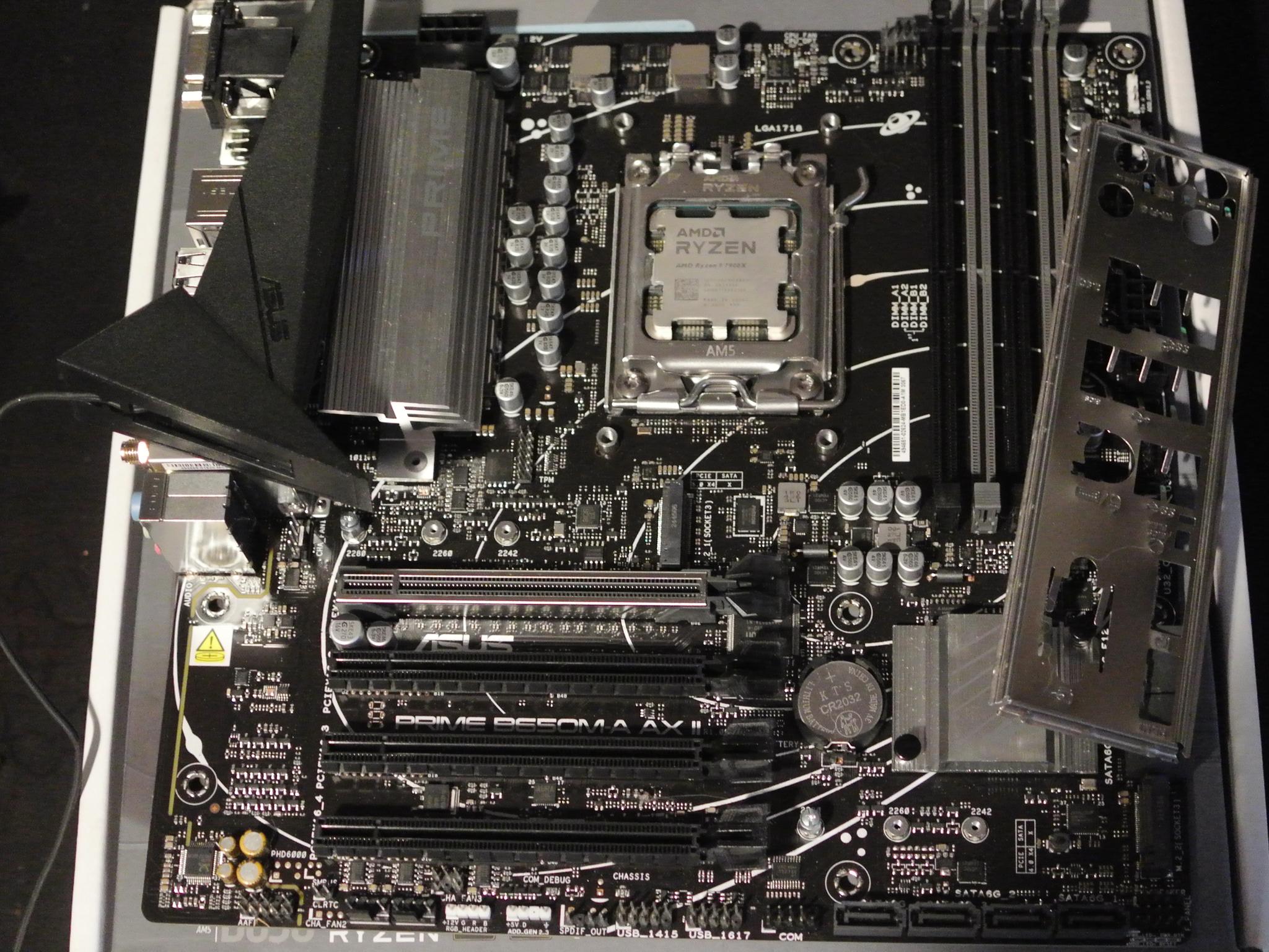 AMD Ryzen 9 7900X 12-core CPU + ASUS PRIME B650M-A AX II Motherboard Combo