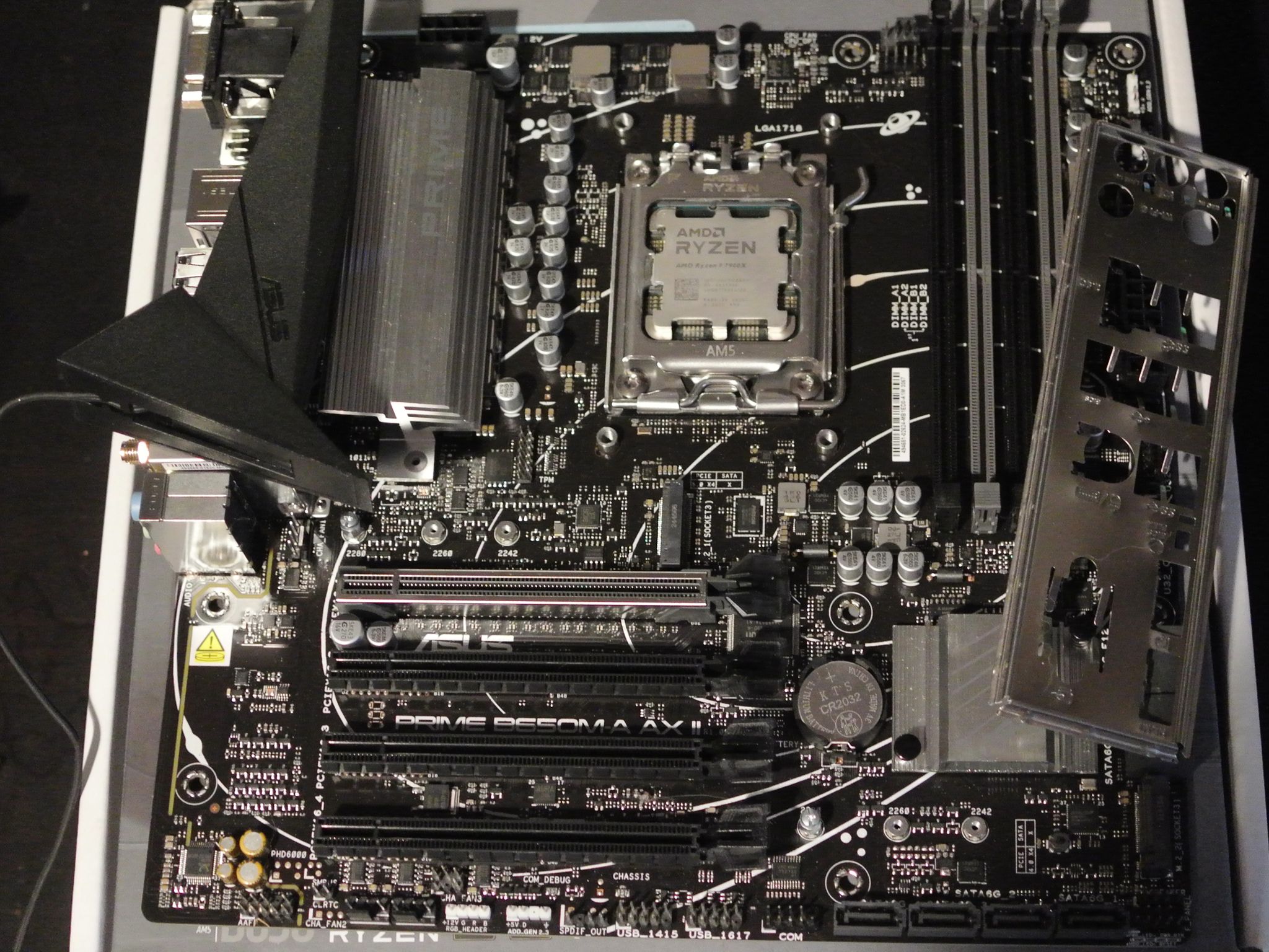 AMD Ryzen 9 7900X 12-core CPU + ASUS PRIME B650M-A AX II Motherboard Combo