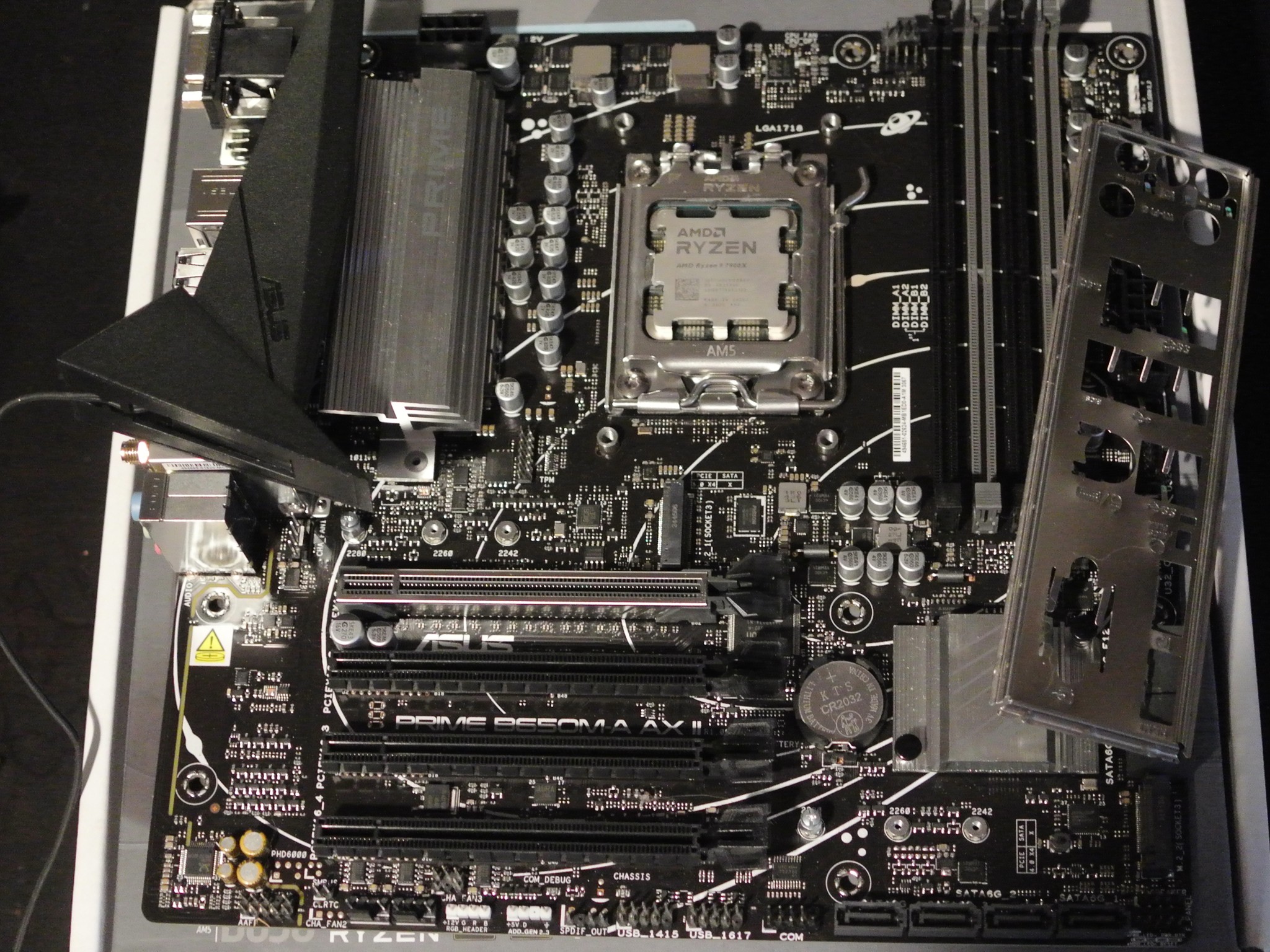 AMD Ryzen 9 7900X 12-core CPU + ASUS PRIME B650M-A AX II Motherboard Combo