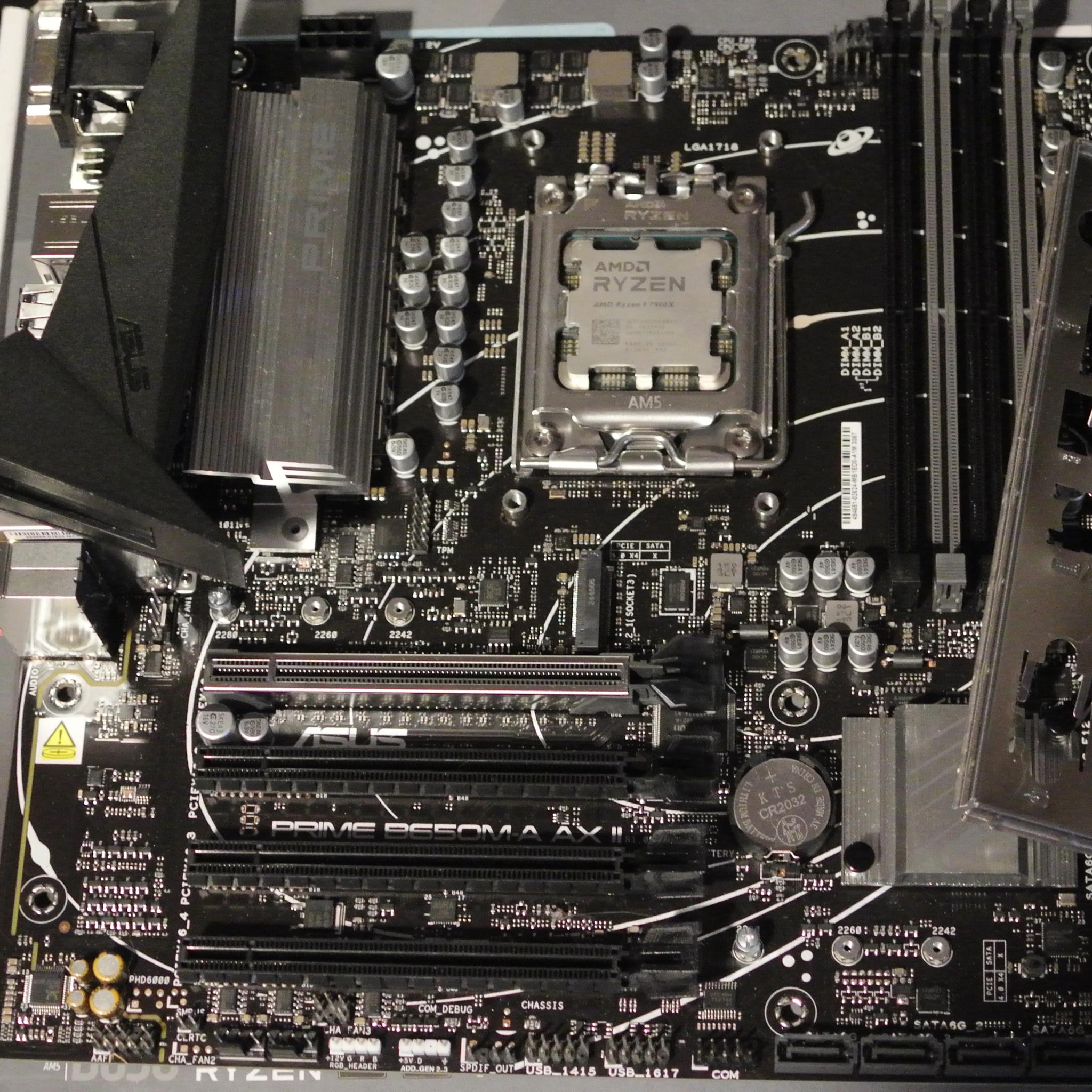 AMD Ryzen 9 7900X 12-core CPU + ASUS PRIME B650M-A AX II Motherboard Combo