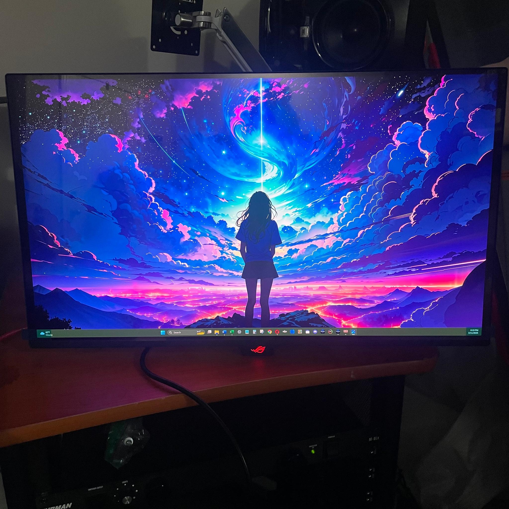 NEW ASUS ROG 27” OLED 4K Resolution (240hz Refresh Rate) Gaming Monitor (ZERO HRS USED) (PG27UCDM)