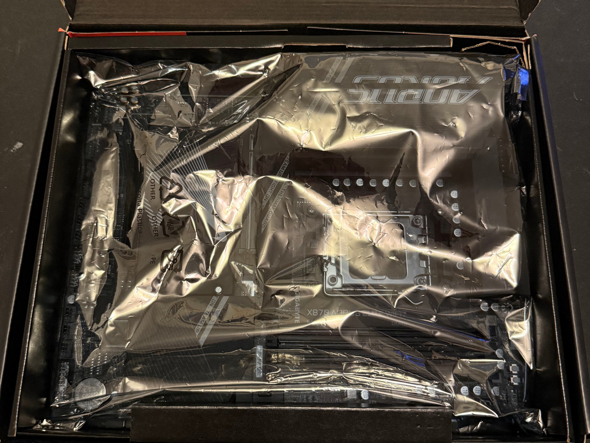 Gigabyte X870 AORUS Elite WiFi7 Motherboard – AM5, DDR5, PCIe 5.0, Like New