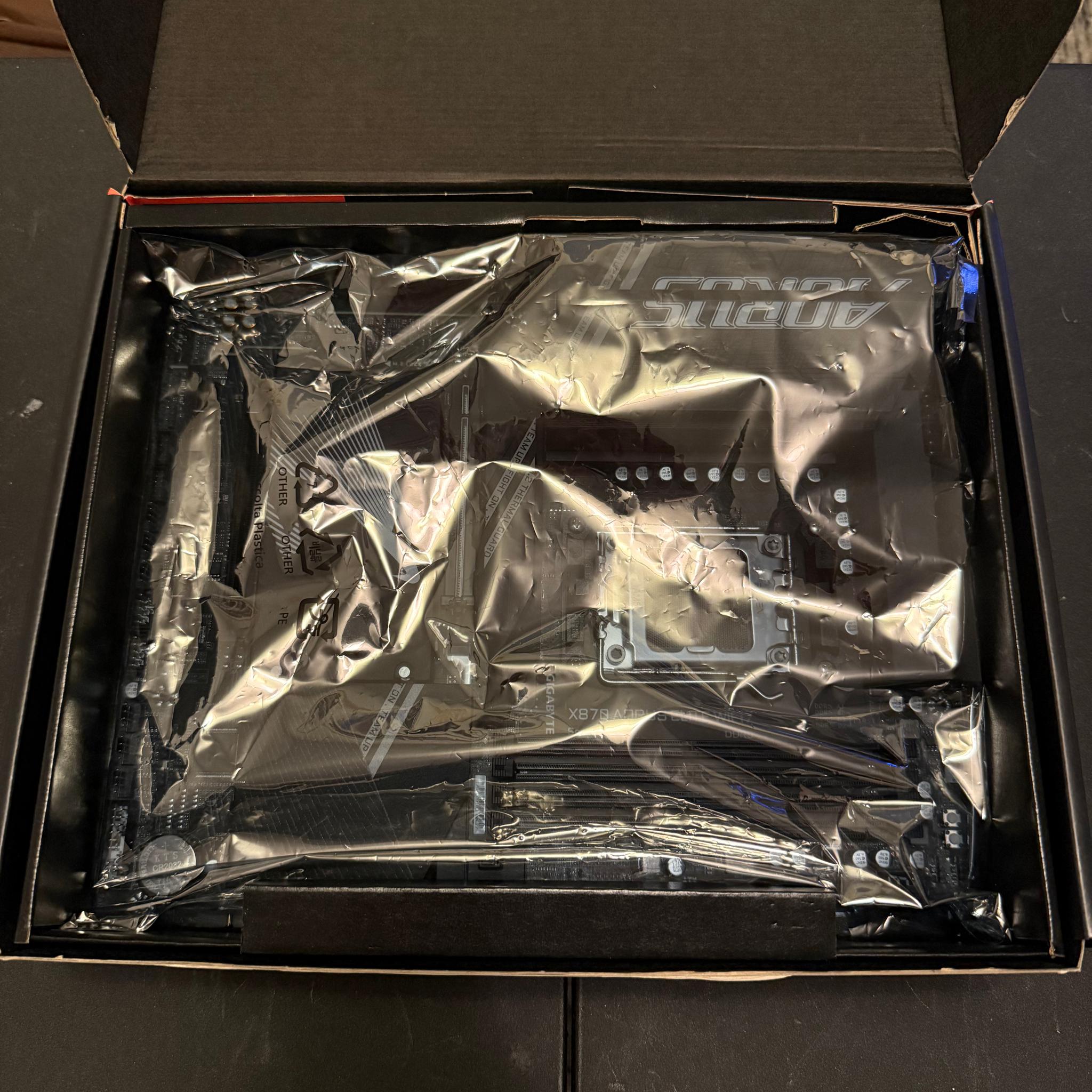 Gigabyte X870 AORUS Elite WiFi7 Motherboard – AM5, DDR5, PCIe 5.0, Like New