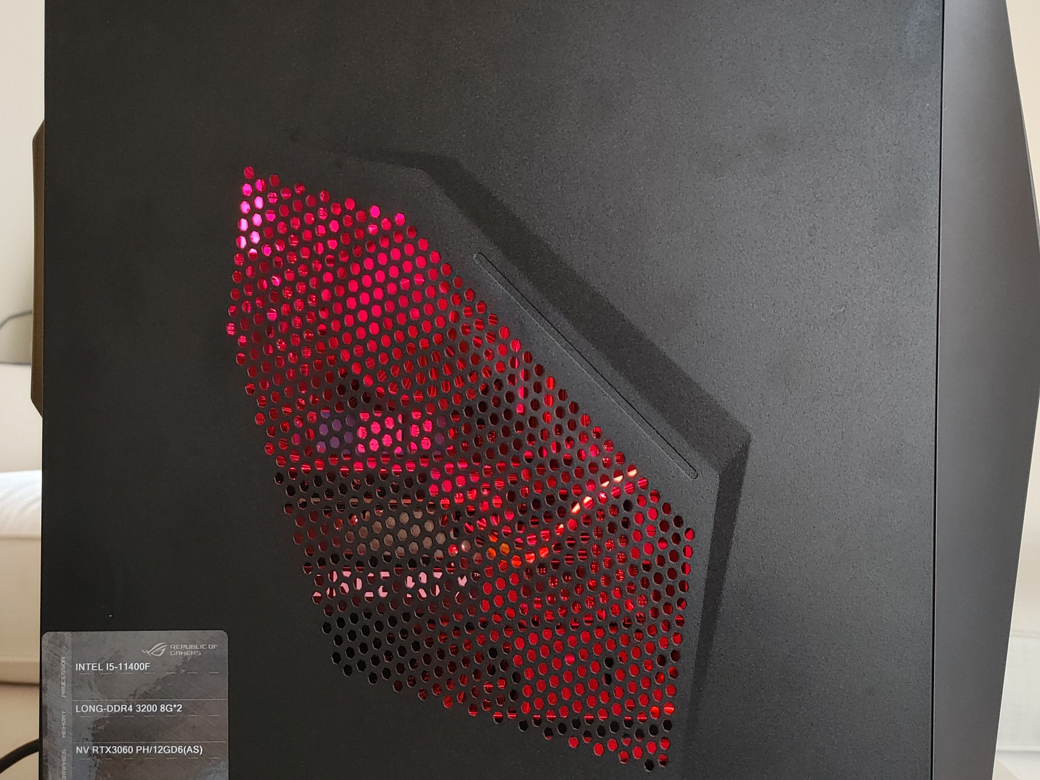 ASUS Gaming PC i5-11400F RTX 3060 16GB RAM 512GB SSD WIFI