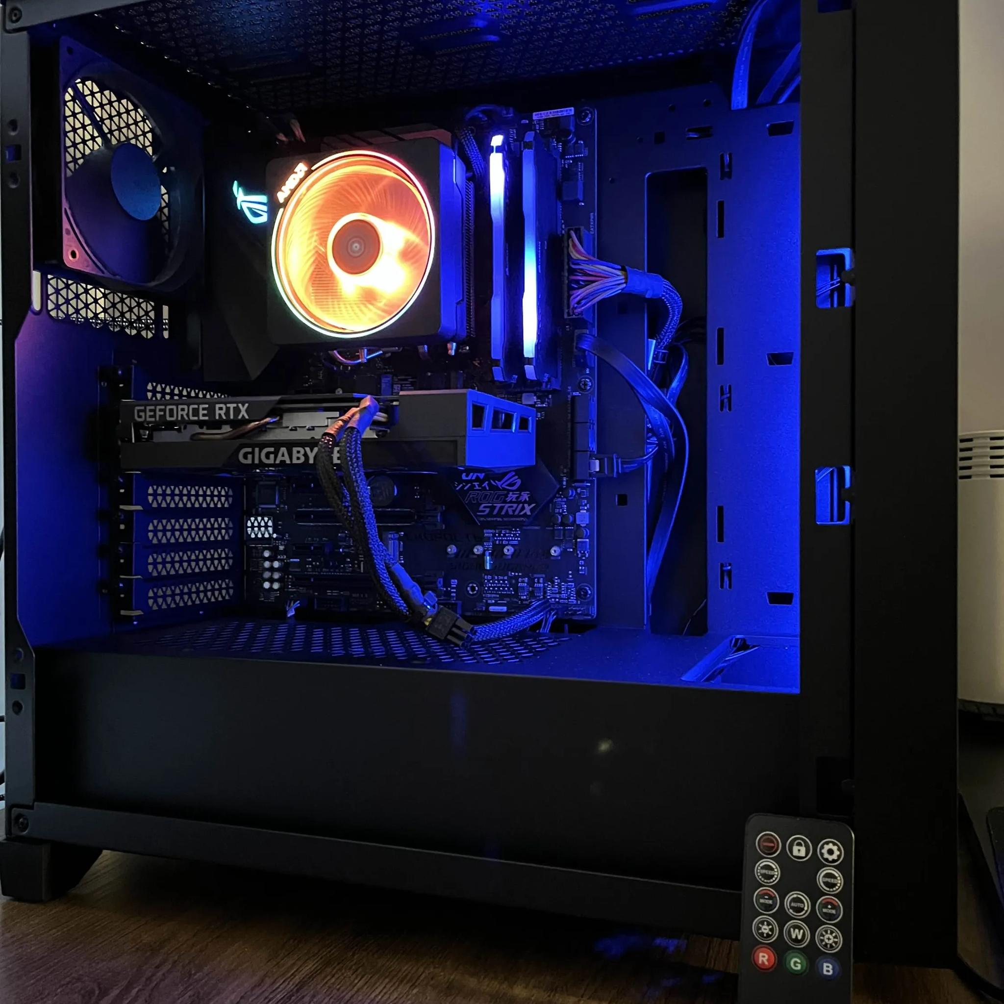 Ryzen 7 2700X + RTX 3050 ATX Build