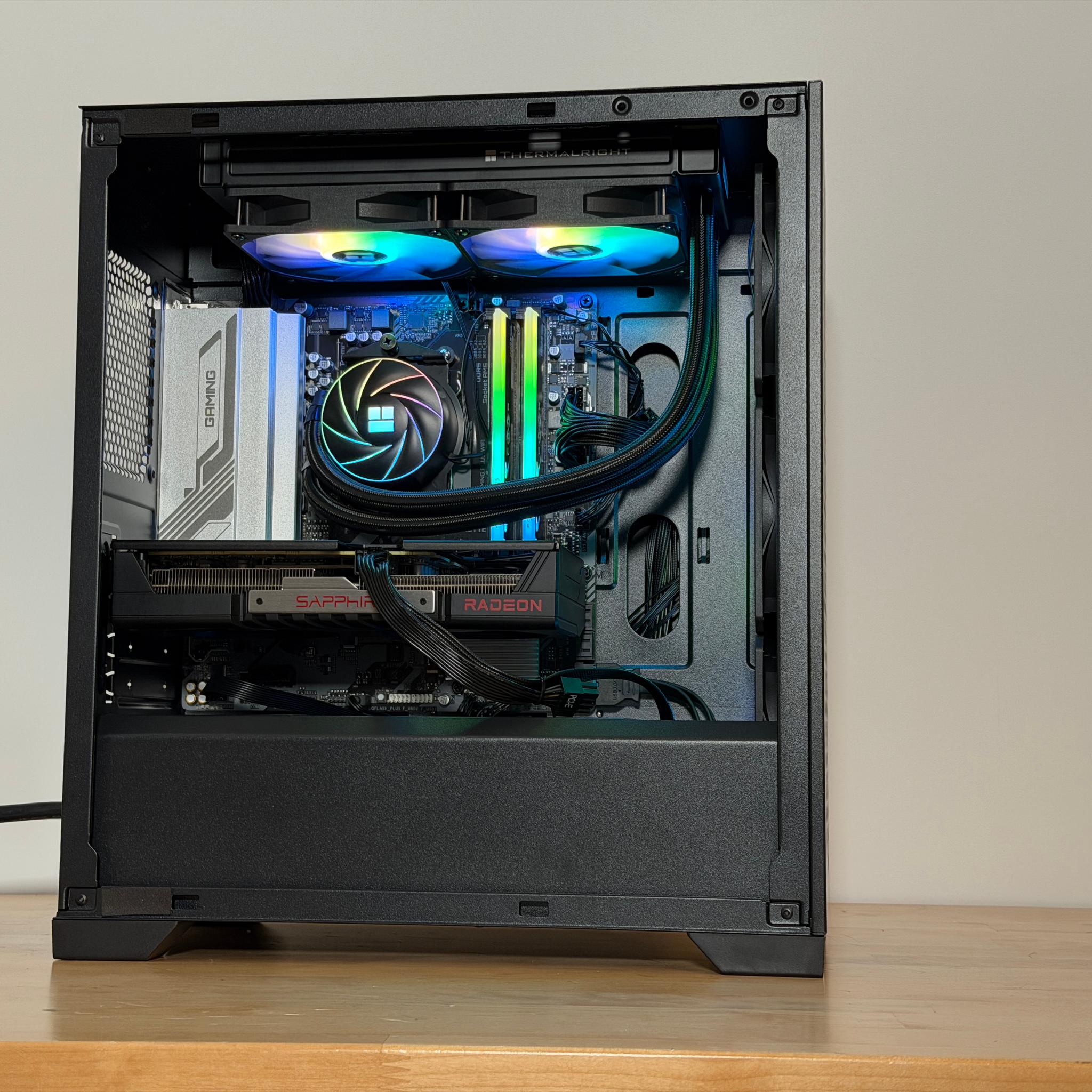 RX 9060XT Ryzen 7 7700x Gaming PC