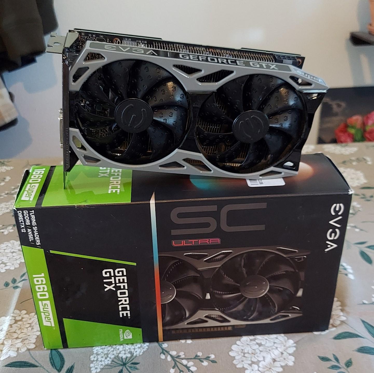 EVGA GTX 1660 SUPER SC ULTRA GAMING GeForce 6 GB Video Card