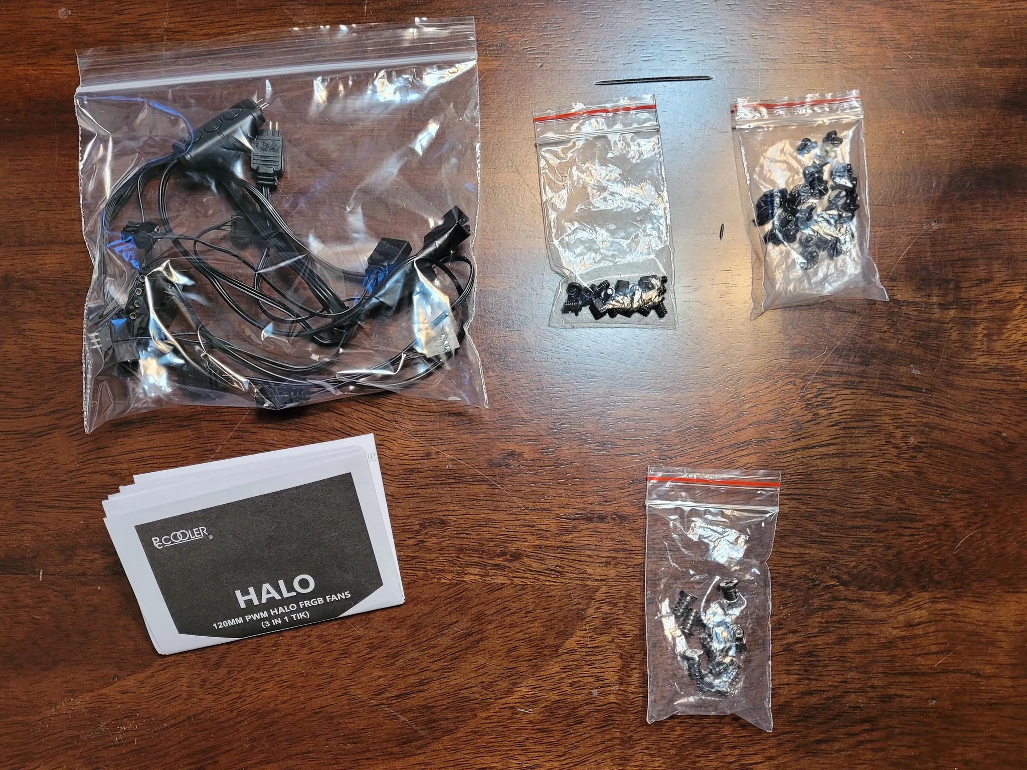 Deepcool MATREXX 50 ATX Mid Tower Case + 4 PC Cooler HALO 120mm Fans