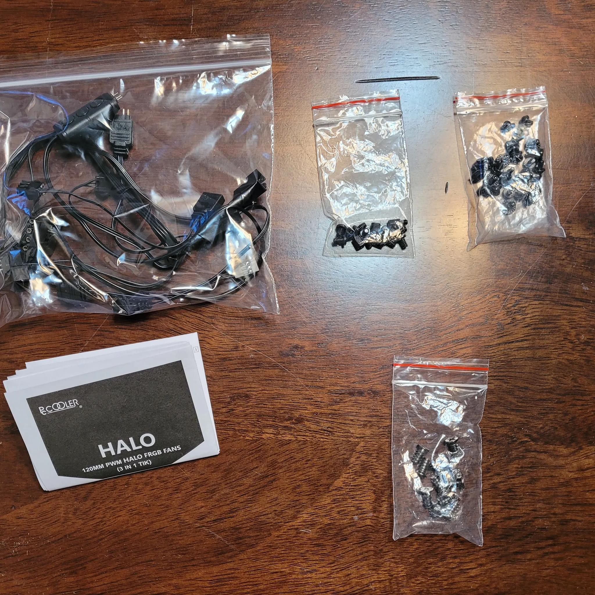 Deepcool MATREXX 50 ATX Mid Tower Case + 4 PC Cooler HALO 120mm Fans