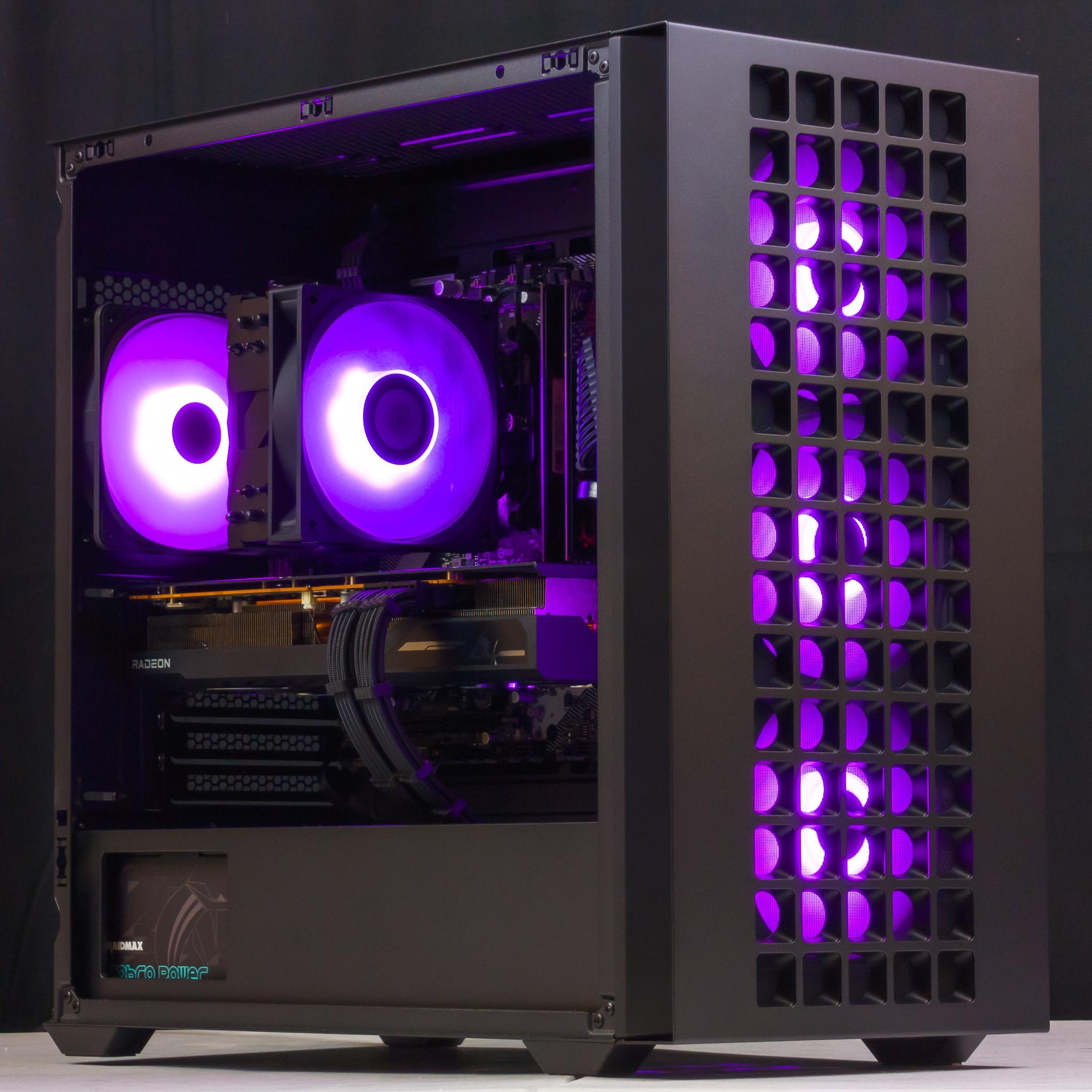 💜🖤 RX 6800 / Ryzen 5 5600 / 32GB Gaming PC 🖤💜