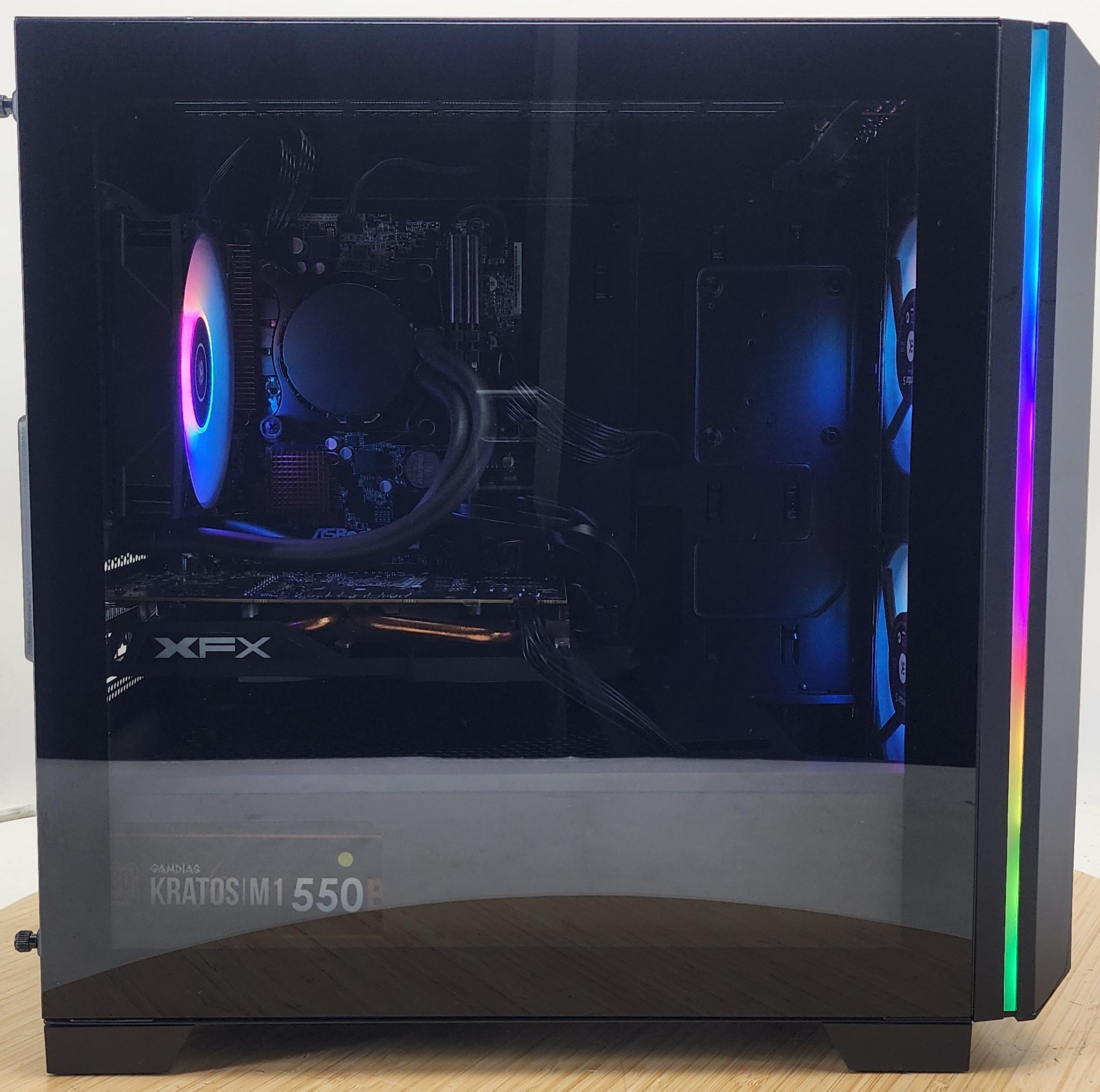Gaming PC i5-7500 16GB RAM 240GB SSD + 1TB HDD RX 470 8GB Windows 11 Computer
