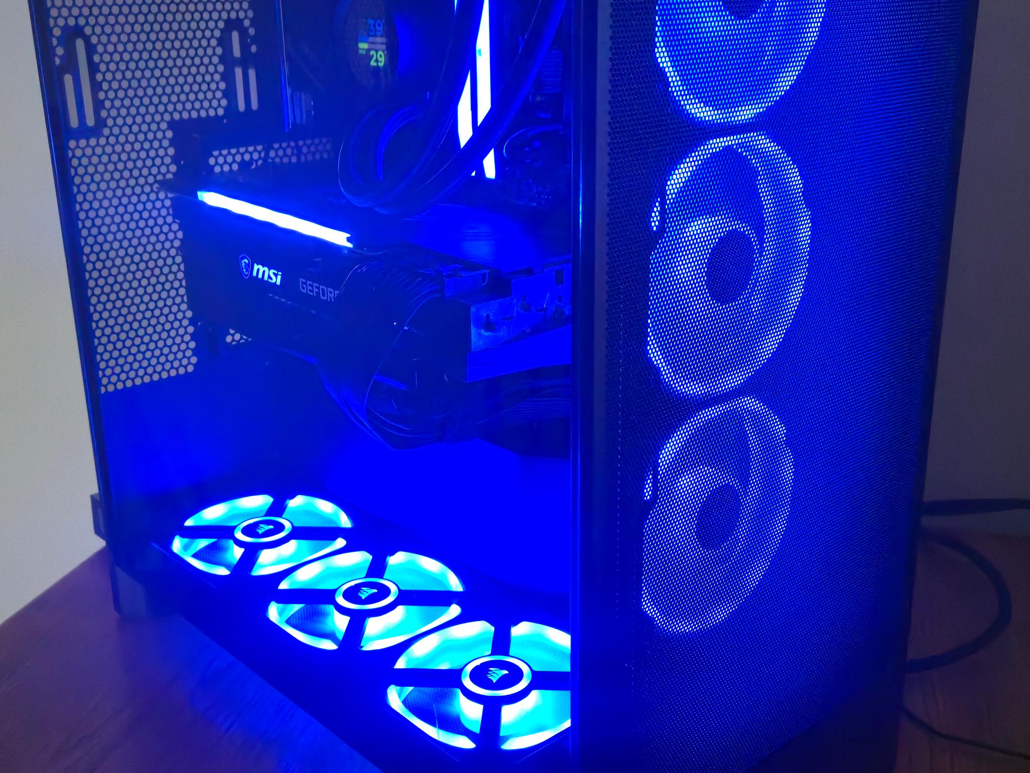 Super Clean 1440p Gaming Beast - Ryzen 5 9600x - RTX3080GamingXTrio OC - Corsair 32gig DDR5