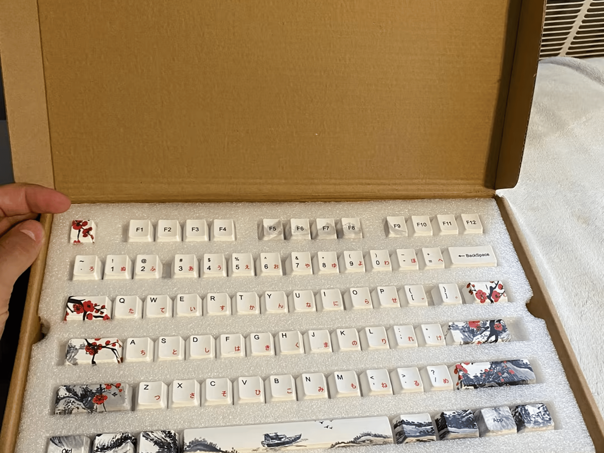 Sakura 108 Key Cap Set from Japan