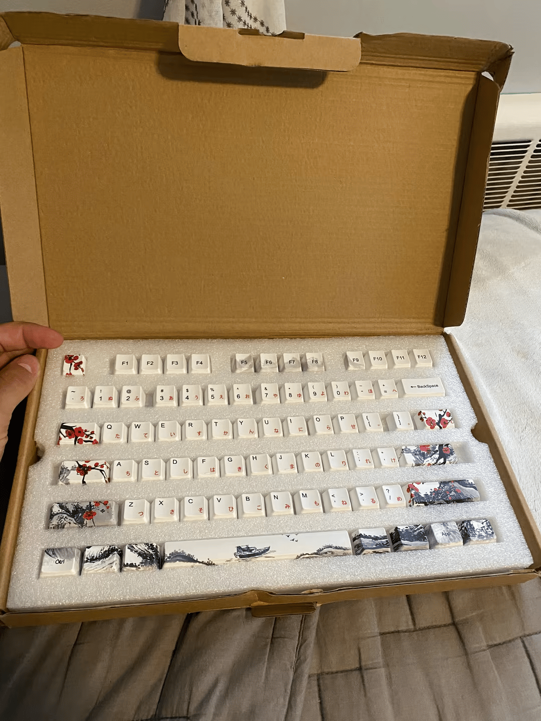 Sakura 108 Key Cap Set from Japan