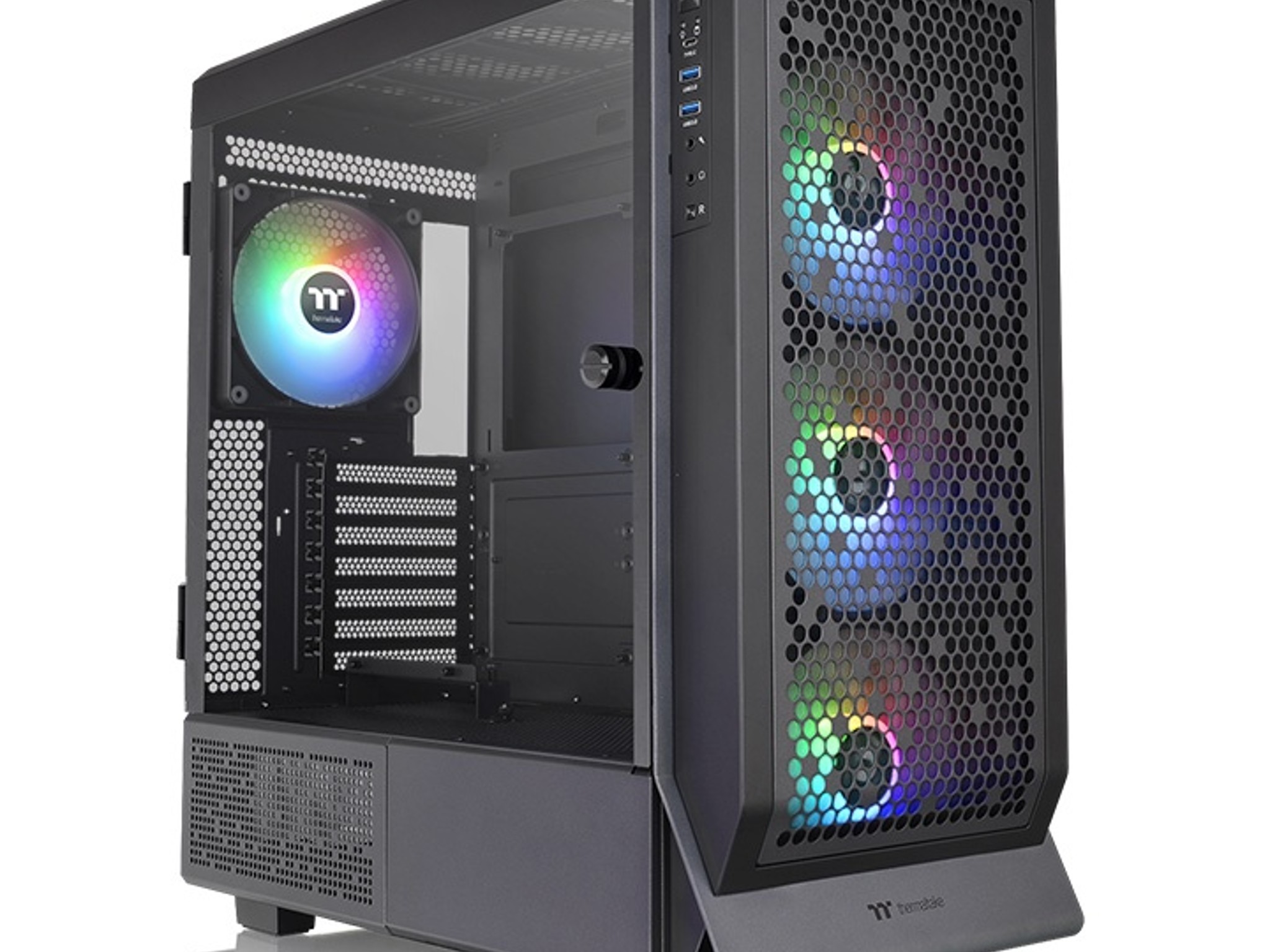 Thermaltake Ceres 500 TG ARGB Mid Tower Chassis + additional CT140 and CT120 fans