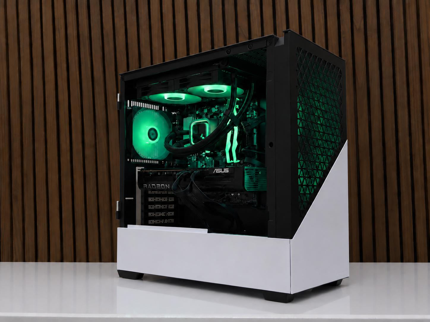 TEAM RED V2 Gaming PC | RX 9070XT 16GB | 7700 | 32GB DDR5 | Windows 11  WIFI | 1TB NVME