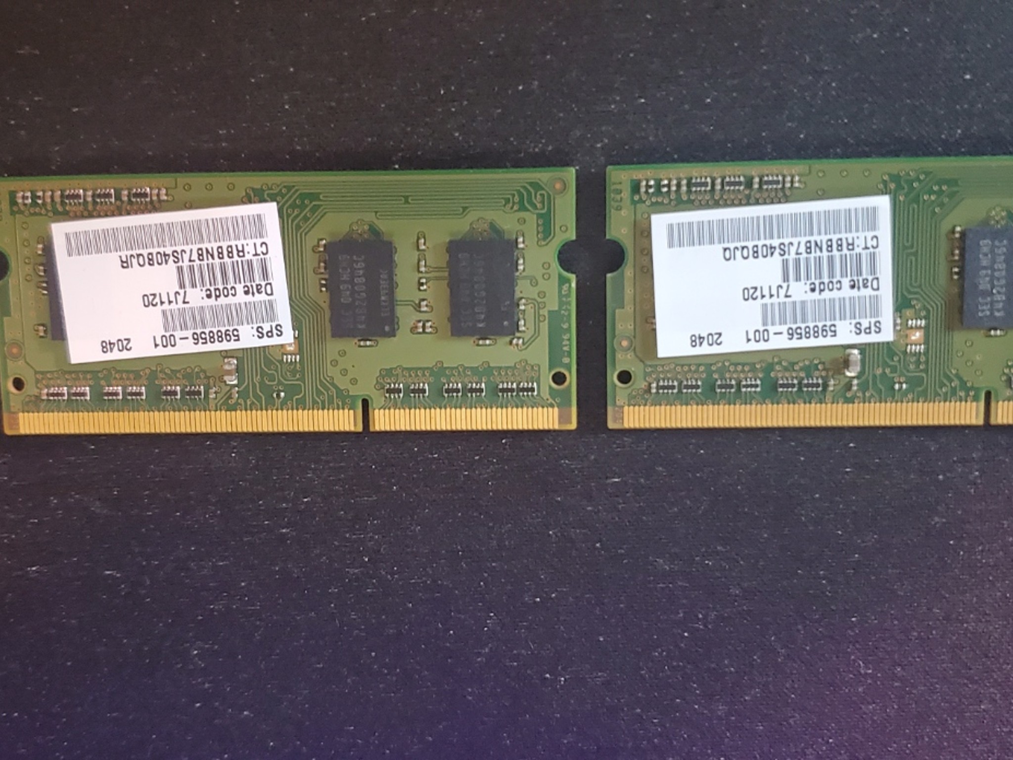 SAMSUNG LAPTOP RAM Memory 4GB (2GBX2) DDR3 PC3 10600S M471B5773CHS-CH9