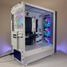 Custom Built White Ryzen 5 RX 580 RGB Gaming PC Computer
