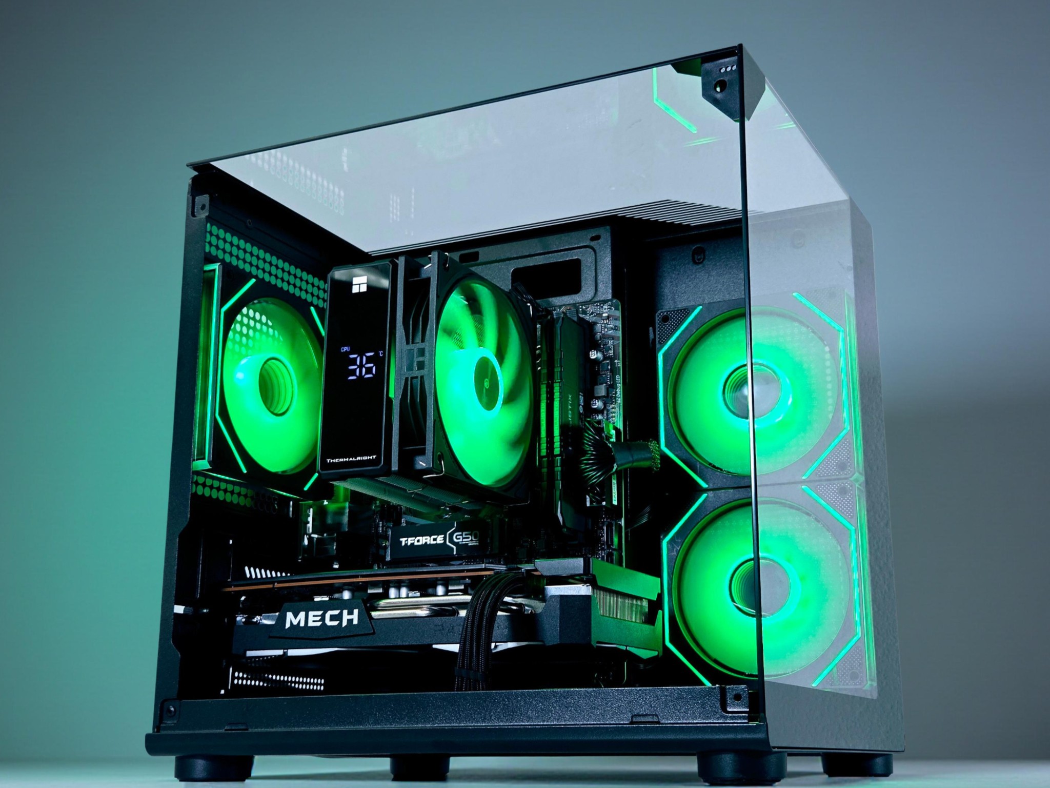 ✨🟥🎮All AMD Gaming PC🔴AMD RX 6600 8GB🔴AMD Ryzen 5 3600 6 core🔴16GB DDR4🔴512GB NVME