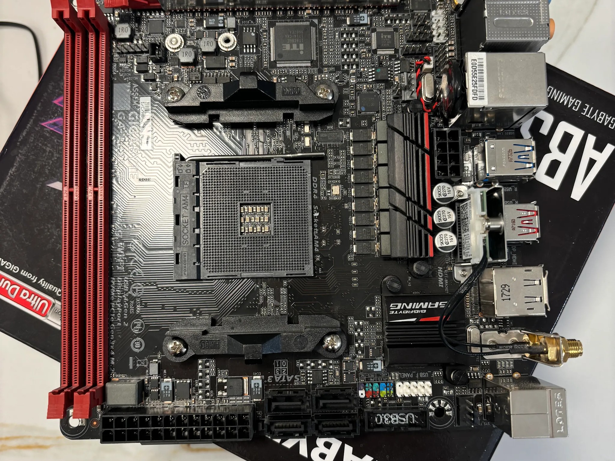 Gigabyte AB350N- Gaming Wifi AM4 mini ITX motherboard