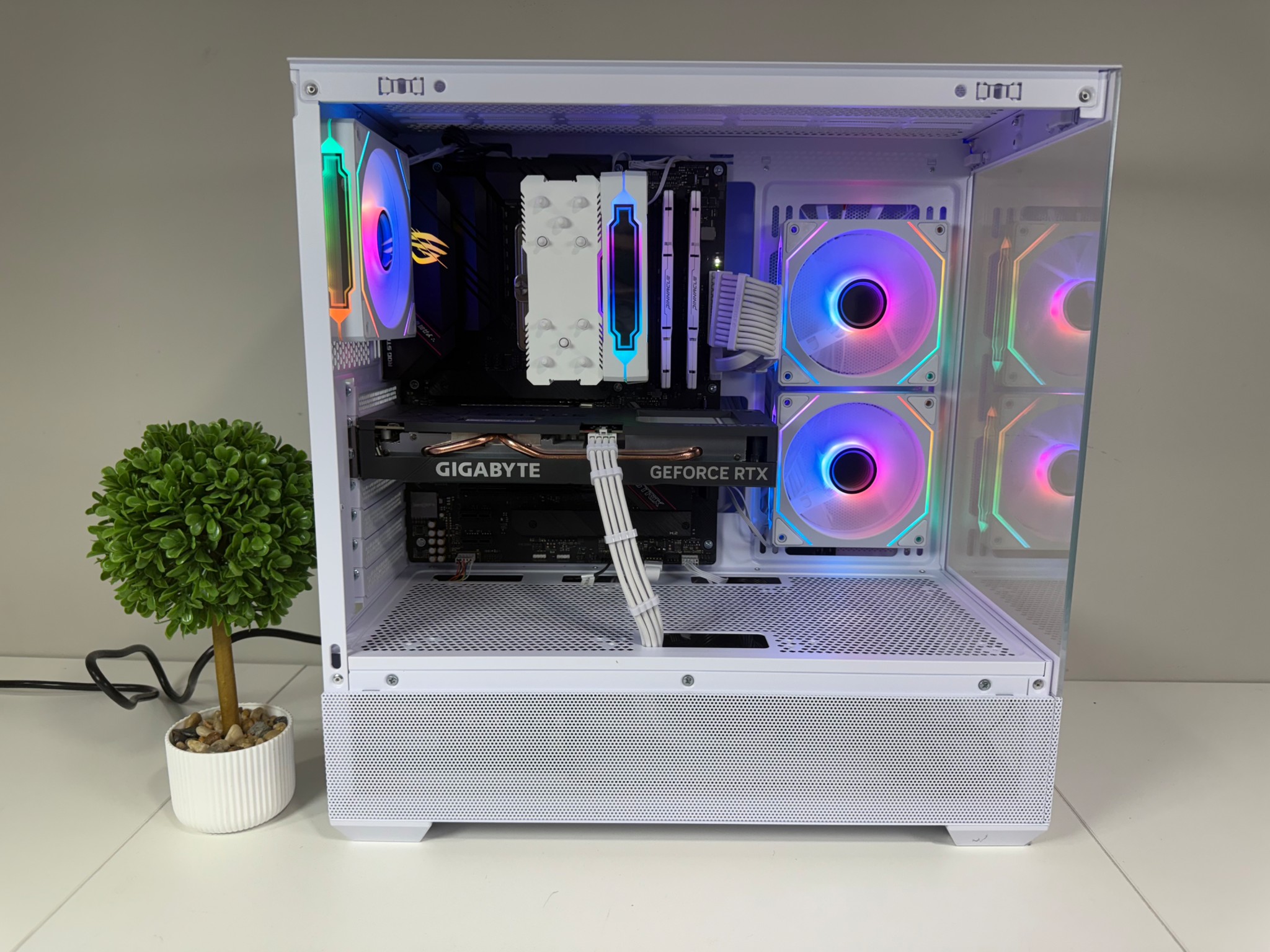 RTX 4060 | Ryzen 7 5700 X | 32GB DDR4 | 1TB SSD | 650W Gold PSU | ARGB Fans | Windows 11 PRO