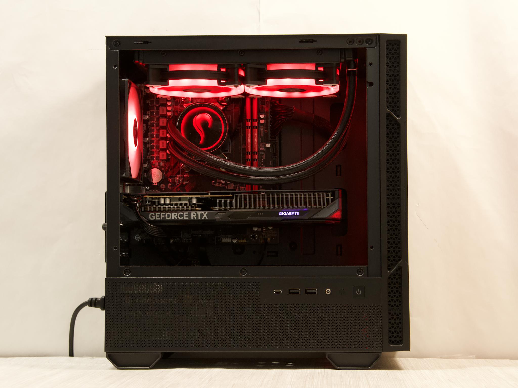 RTX 5060, Ryzen 5 3600, 16GB DDR4, 1TB NVMe SSD, WiFi - Liquid Cooled Gaming PC