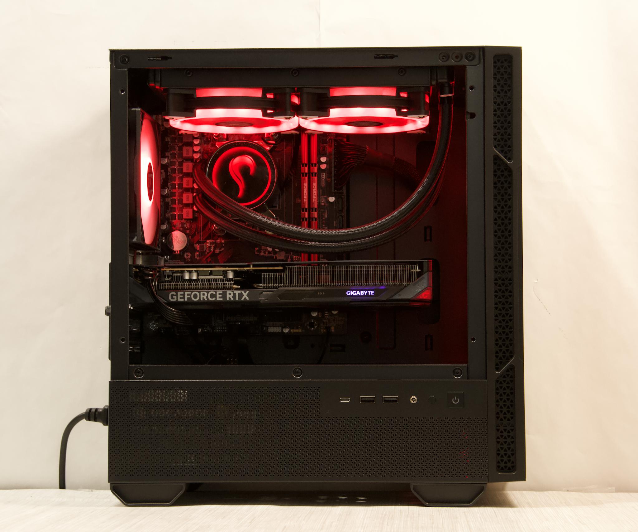 RTX 5060, Ryzen 5 3600, 16GB DDR4, 1TB NVMe SSD, WiFi - Liquid Cooled Gaming PC