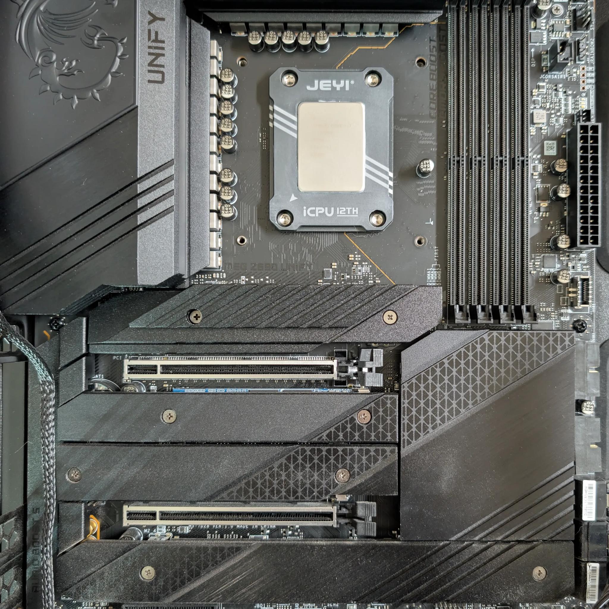 Intel i7 13700k + MSI z690 Unify board.