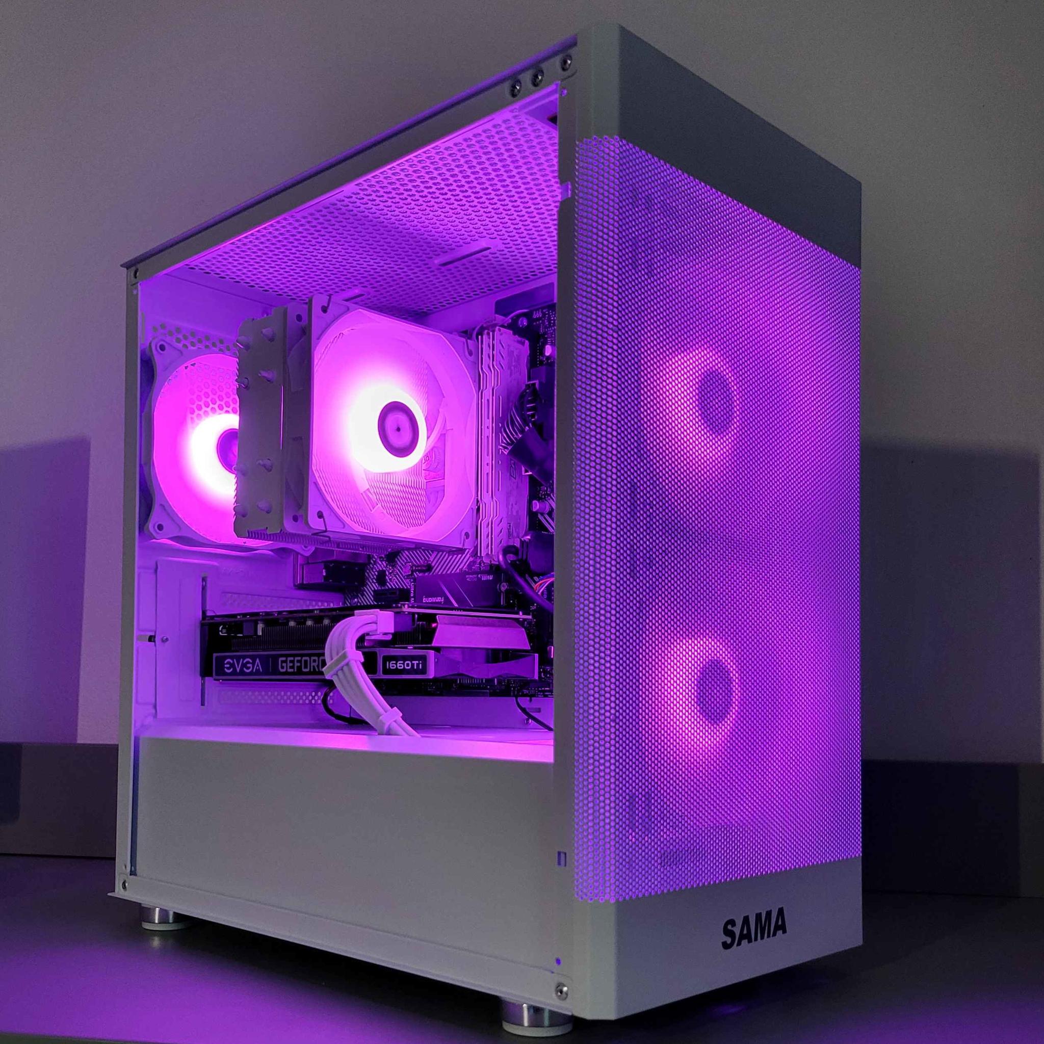 White Beauty! Workstation & Gaming PC | Ryzen 7 | 32GB RAM | 1TB | GTX 1660 Ti | Wi-Fi | Bluetooth