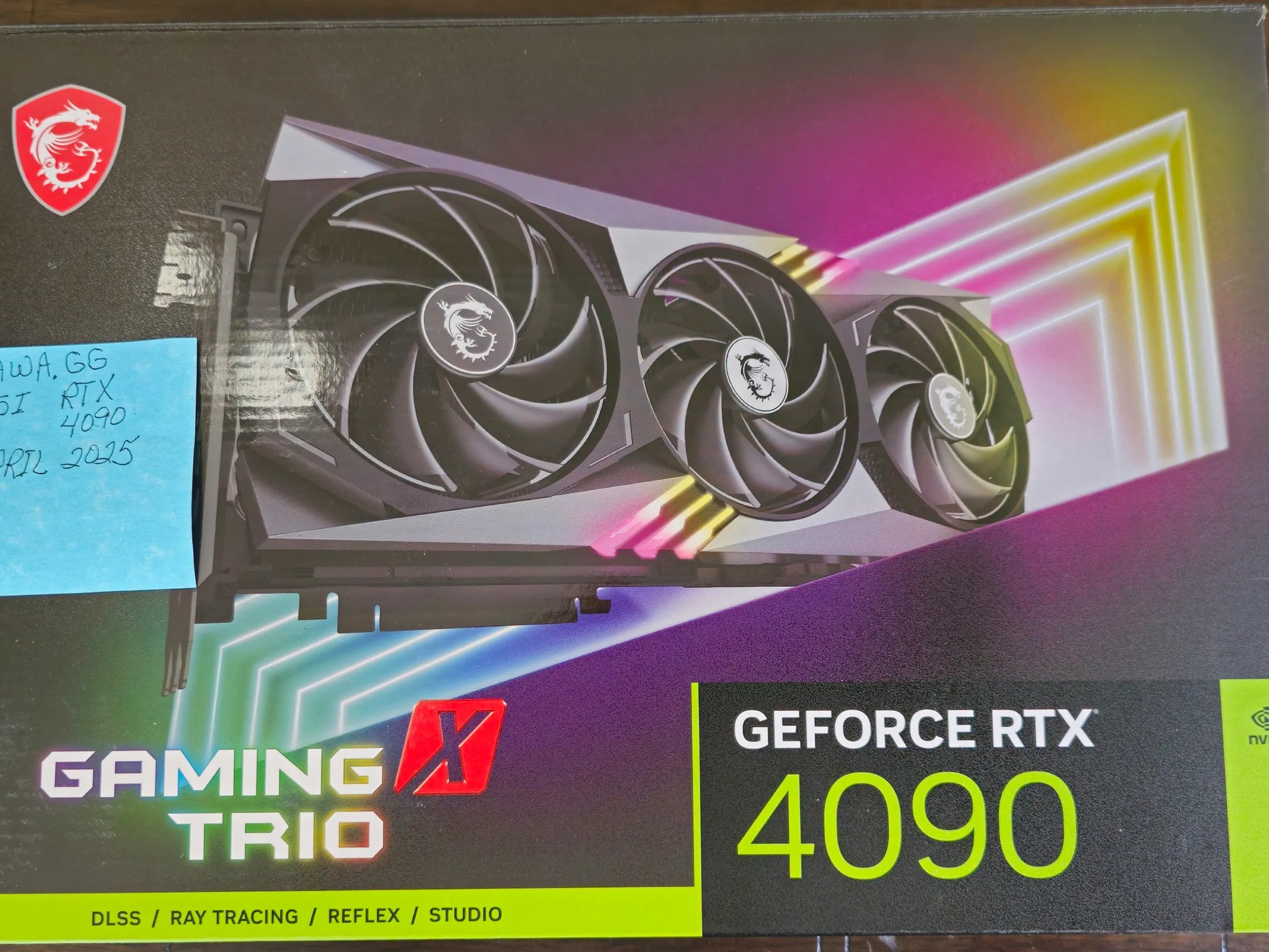 MSI Gaming X Trio Nvidia RTX 4090 24GB GDDR6X