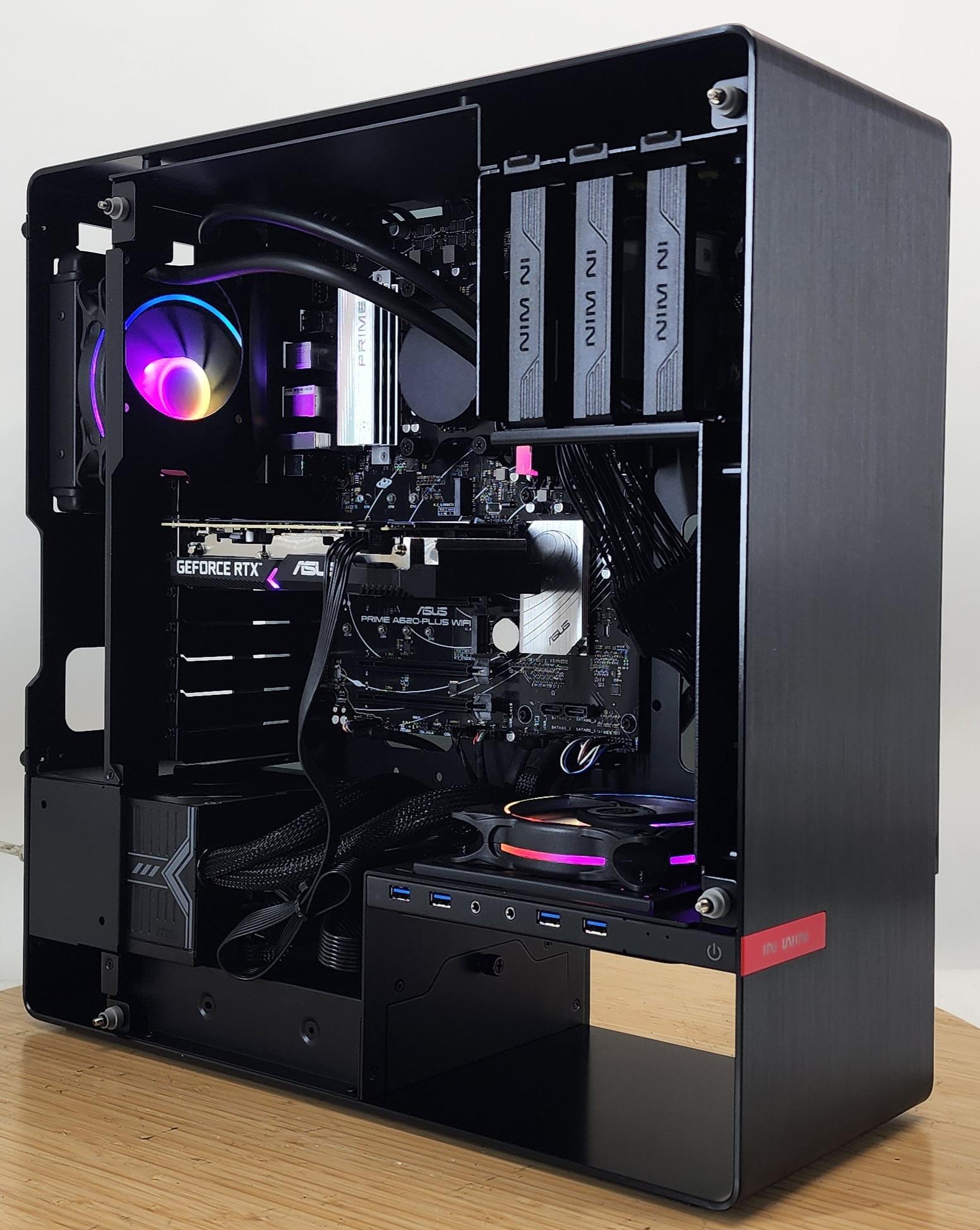 Gaming PC Ryzen 5 8500G 16GB RAM 240GB SSD+2TB HDD RTX 3060 Ti 8G Win11 Computer