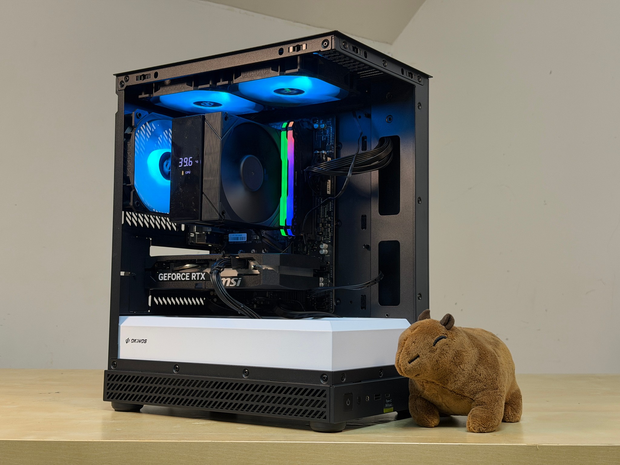 🐼 1080p Gaming PC 🐼 RTX 5050 ( = 4060) | Ryzen 5 5500 | 16gb RGB RAM | 1TB SSD - WiFi, BT