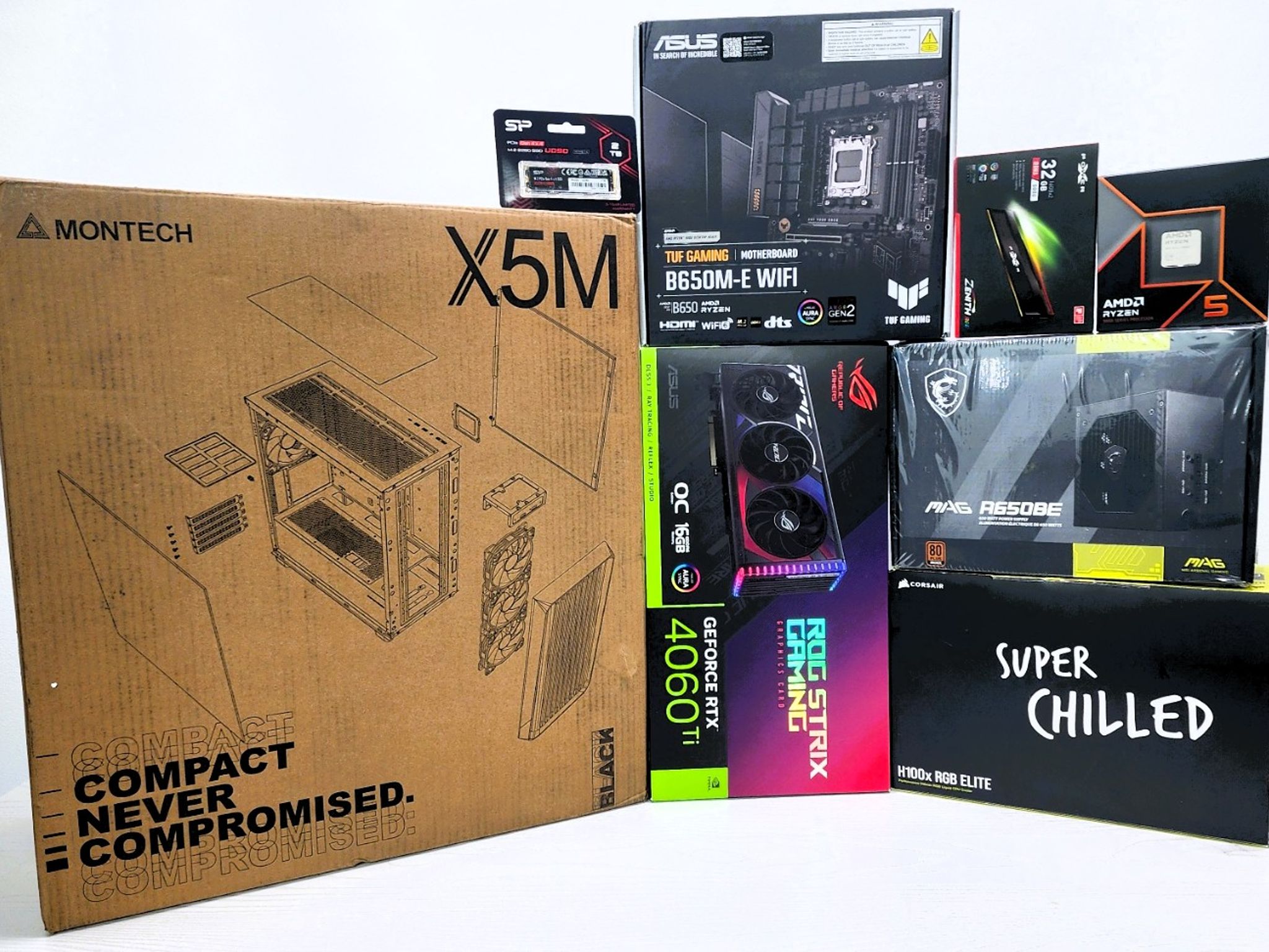 ALL NEW Custom Gaming PC - 9600X/RTX 4060Ti (16GB) - 32GB - 2TB - READ DESCRIPTION!!!