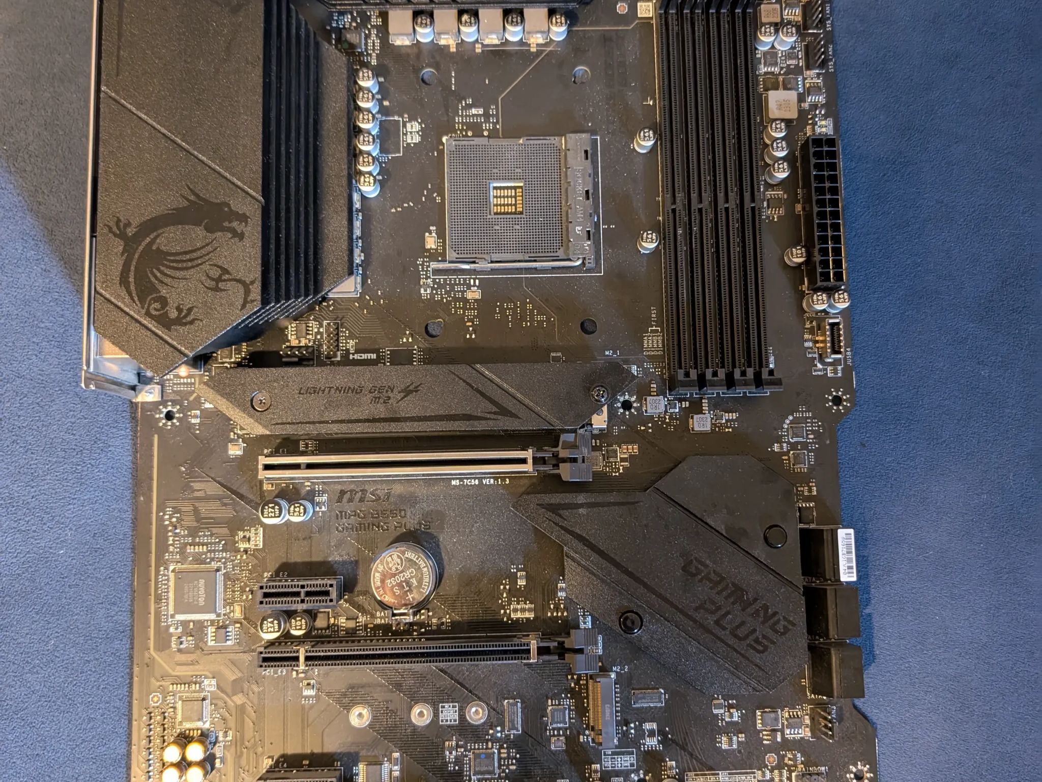 MSI B550 Gaming Plus ATX motherboard
