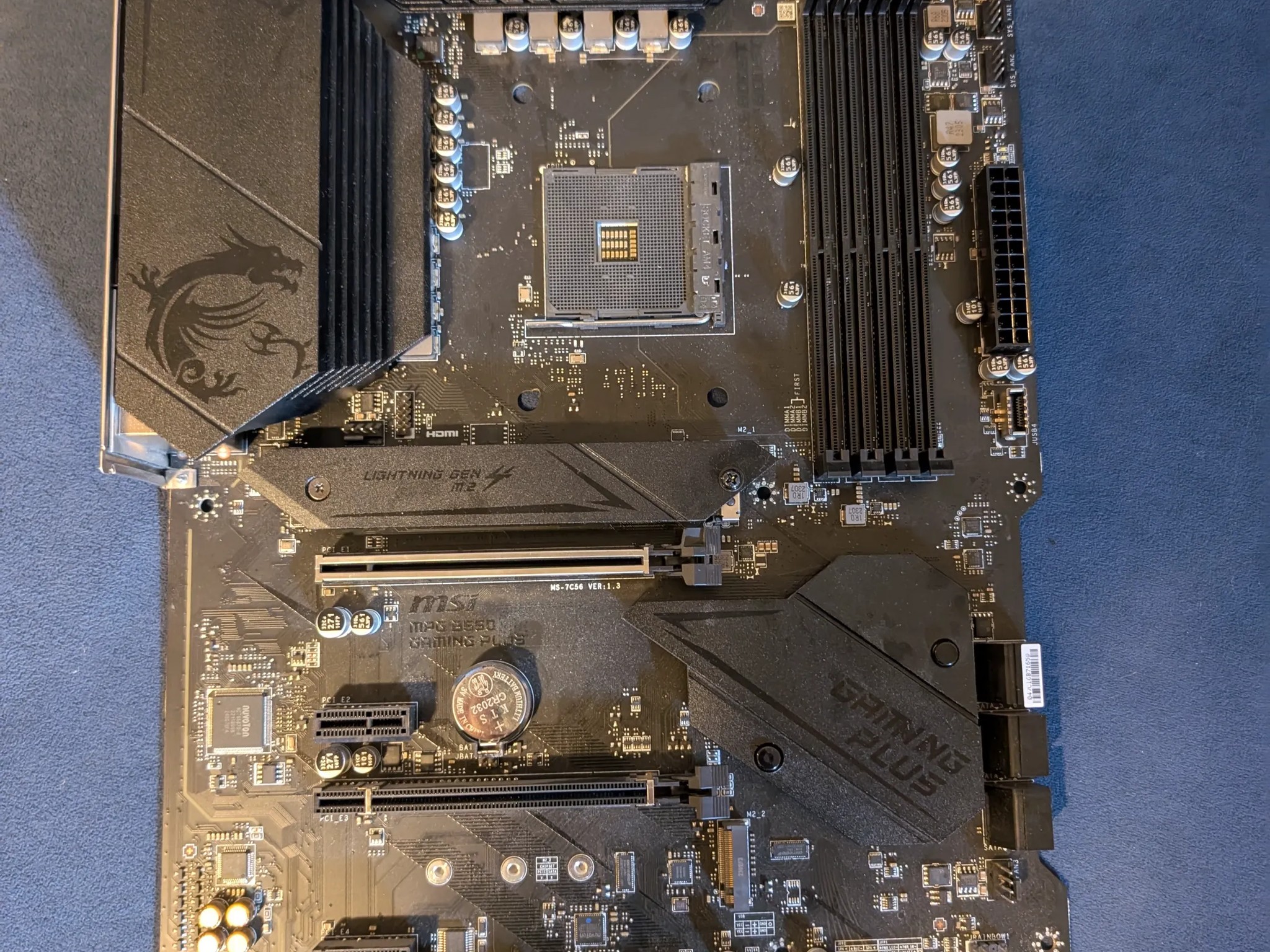 MSI B550 Gaming Plus ATX motherboard