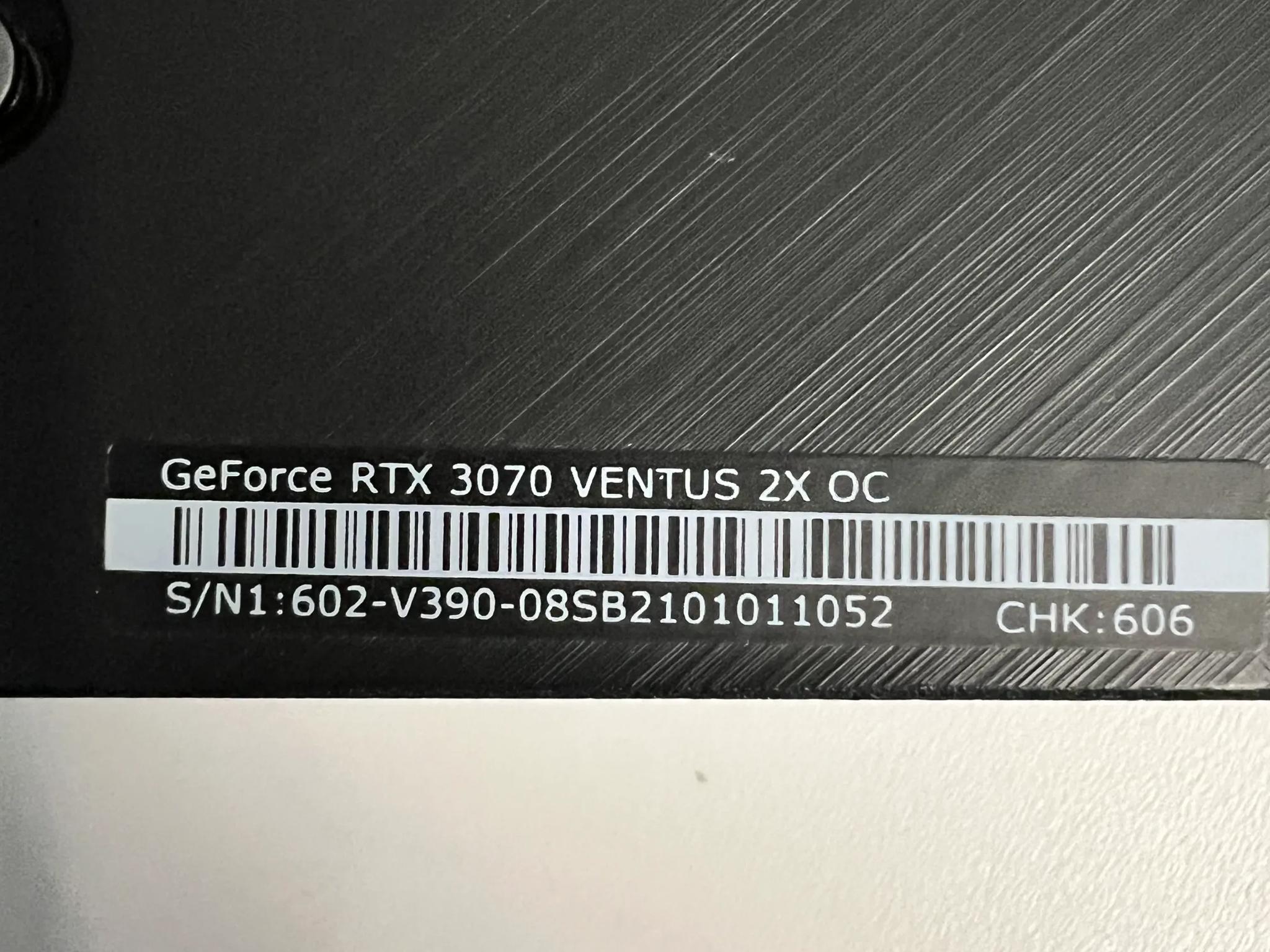 MSI GeForce RTX 3070 Ventus 2X OC
