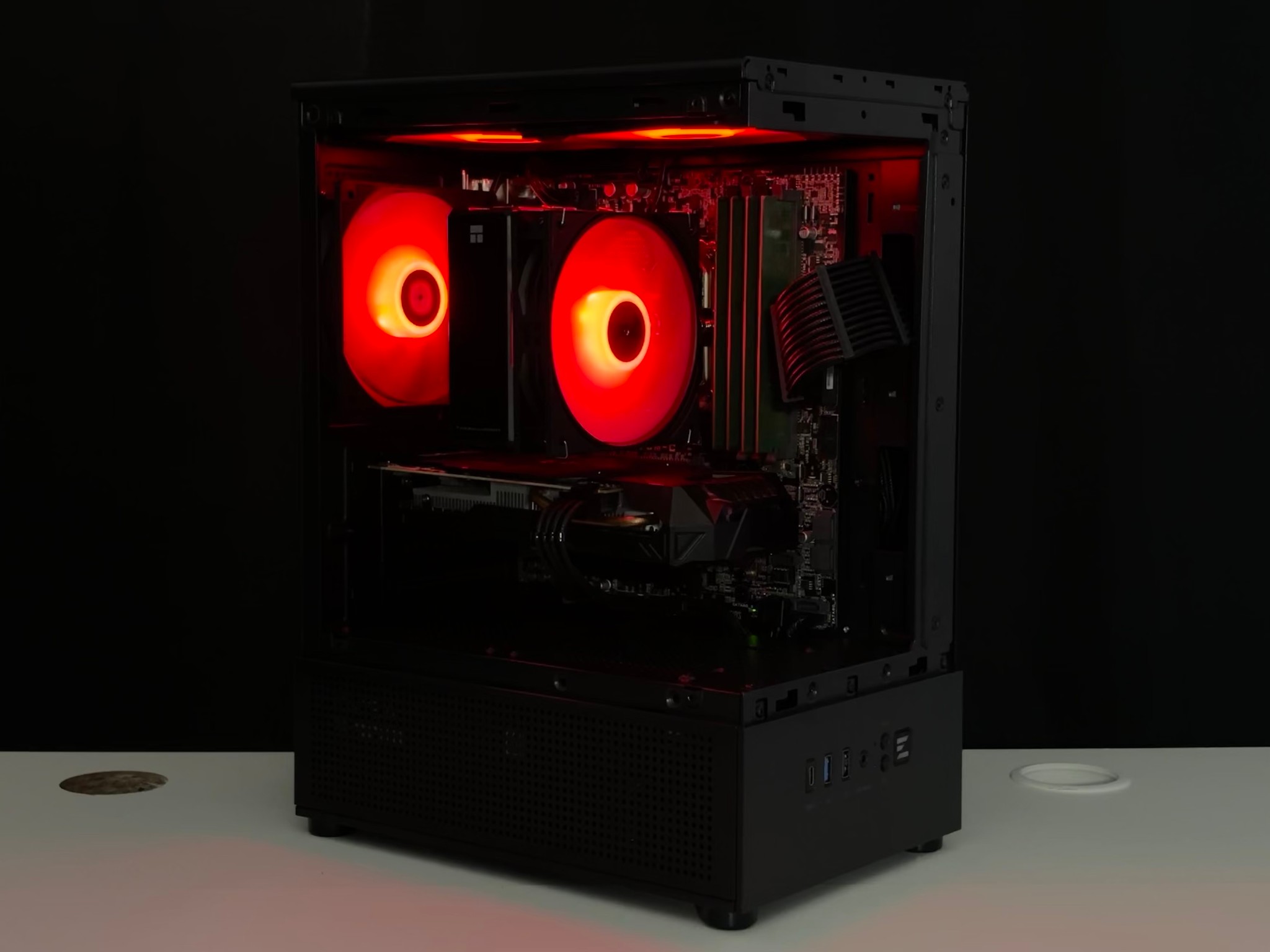 ❤️🔥❤️ Black Gaming PC - GTX 1060 / I7 6700 / 16GB RAM / 1TB HHD / WIFI + BT 🖤🔥🖤