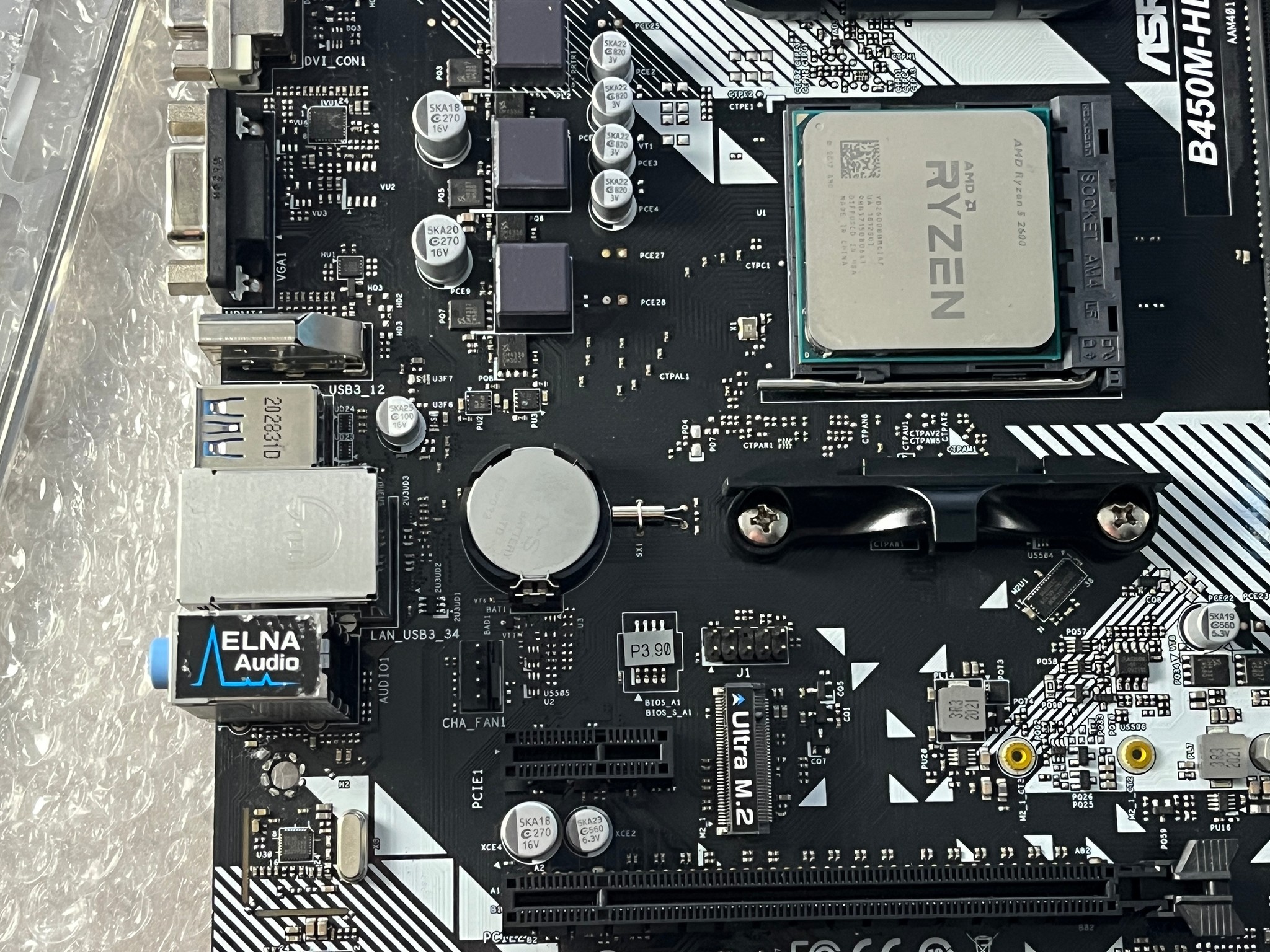 Combo! CPU RAM Motherboard & RGB Fans Ryzen 5 16GB RAM