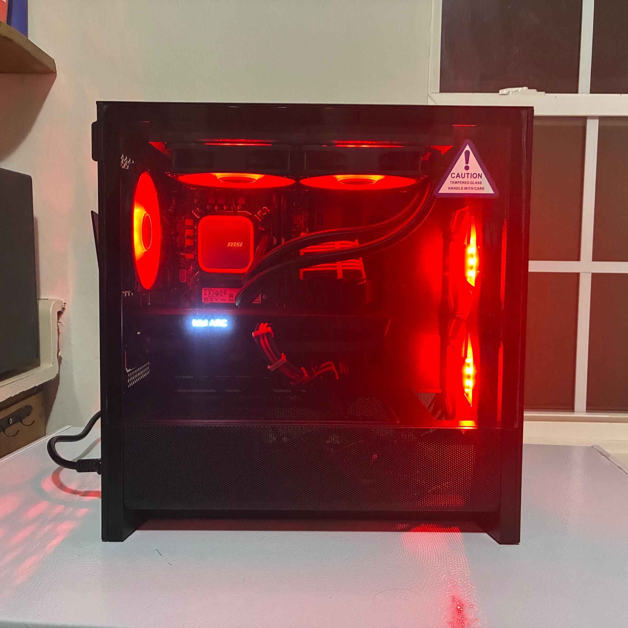 All Intel 1080P Gaming PC: B580 12GB | I5-13400F | 32GB RAM | 1TB Storage | 650W PSU | Micro-ATX