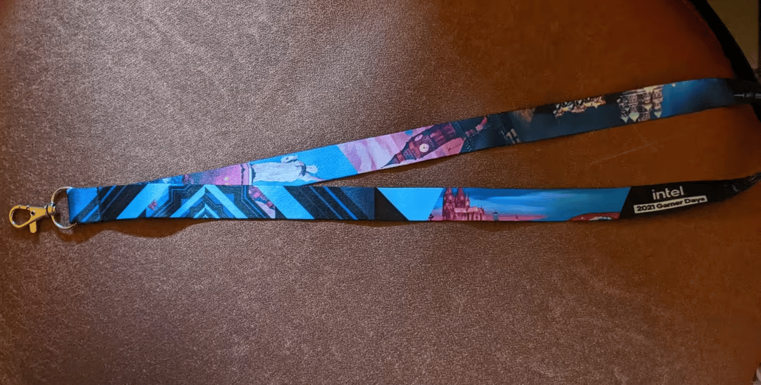 Intel Gamer Days 2021 lanyard