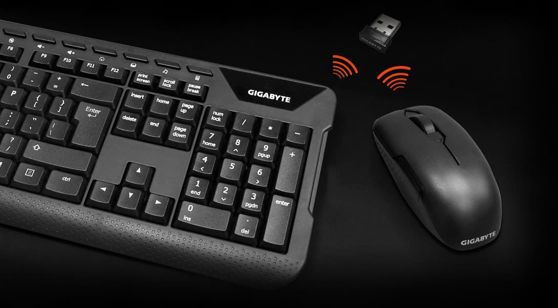 Brand New In Box - Gigabyte Wireless Keyboard + Mouse Combo KM7590
