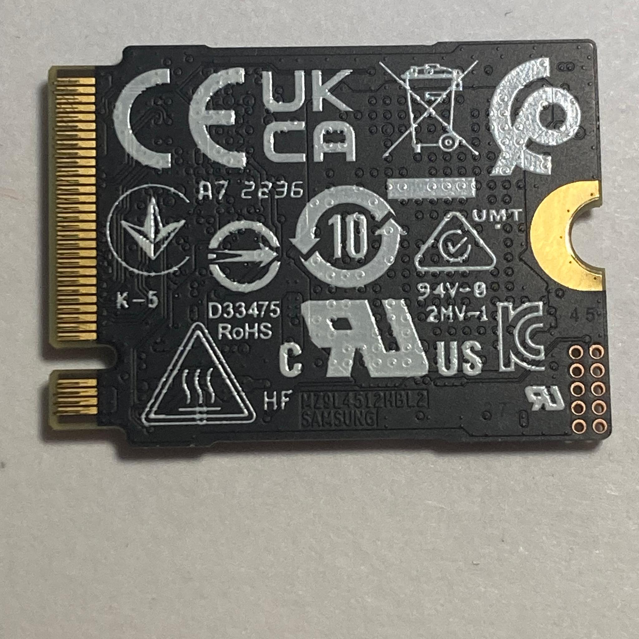 GEN 4 512GB Samsung PM9B1 2230 Solid State Drive | SSD | M.2 2230 | NVME