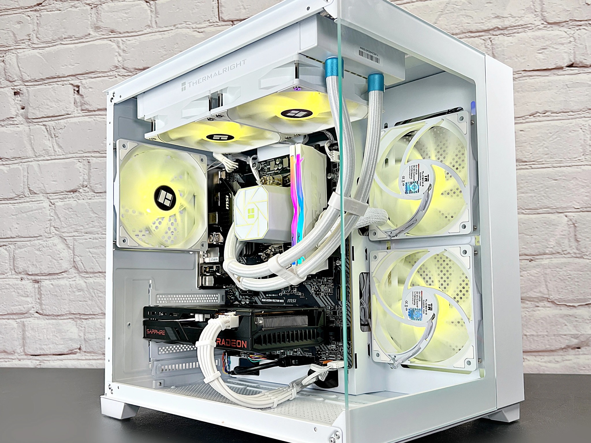 Liquid Cooled Ryzen 5 3600 RX 6600 16GB RAM 1TB M.2  Window 11 Gaming PC