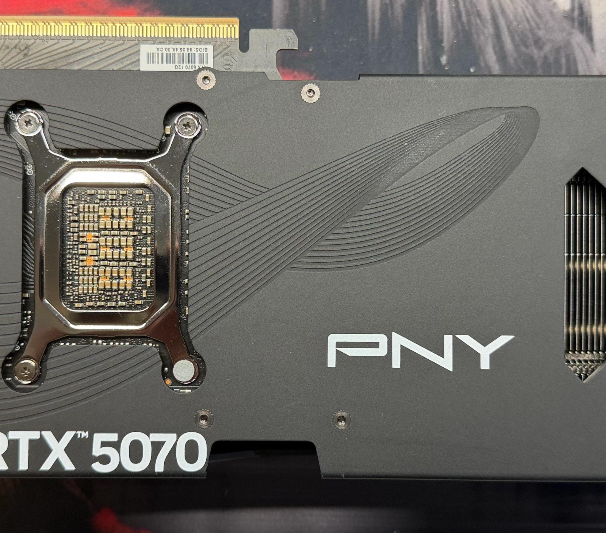 PNY GeForce RTX 5070 Overclocked Triple Fan
